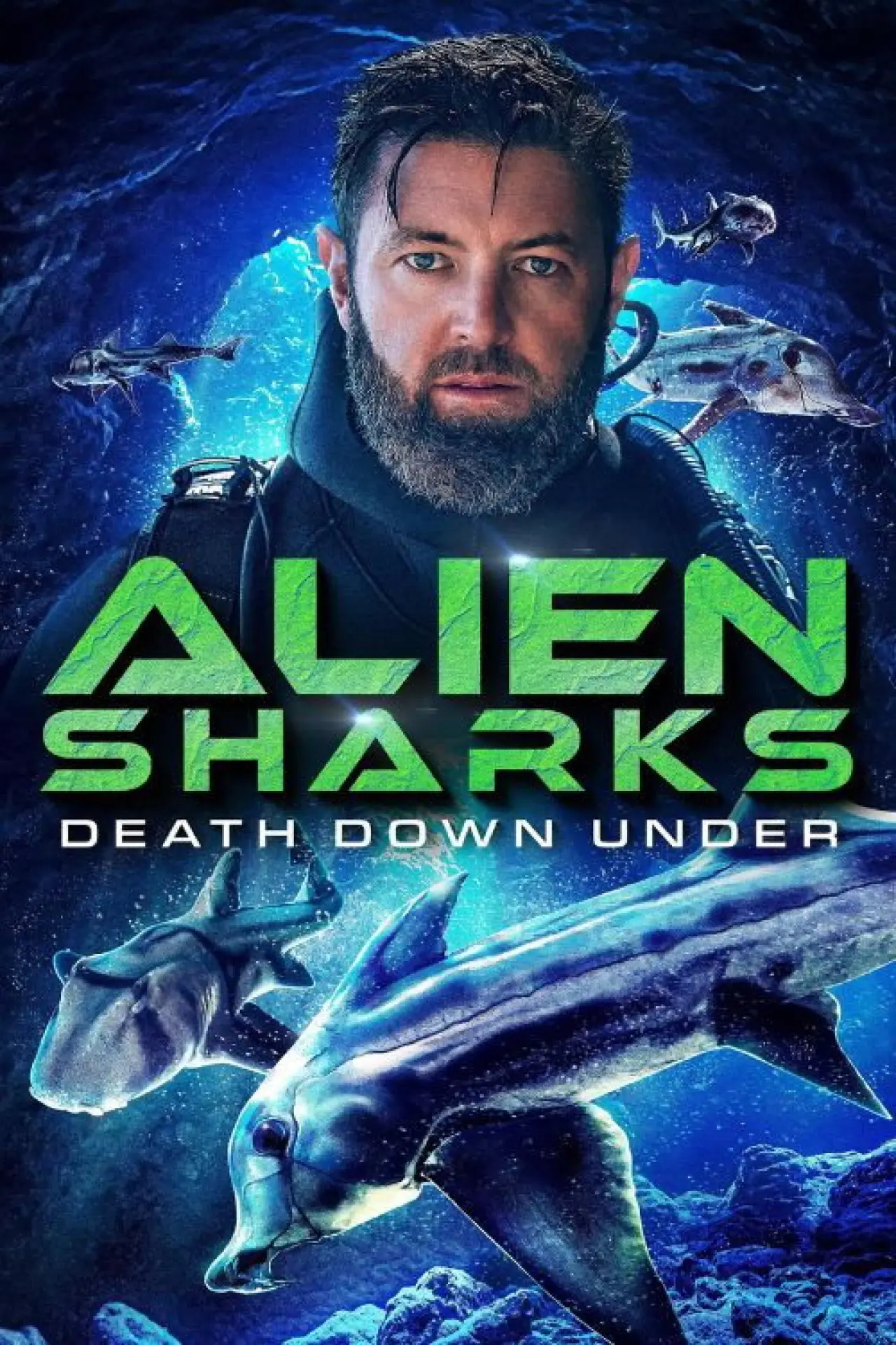Постер до фільму "Alien Sharks: Death Down Under"