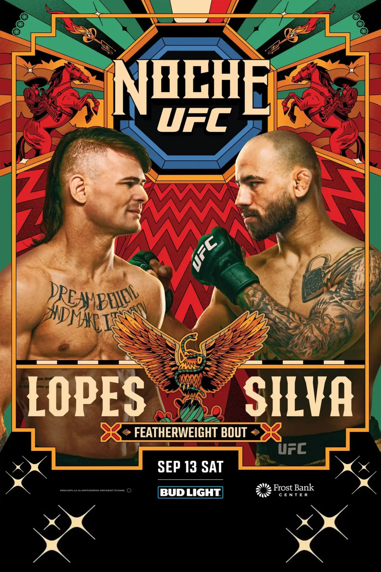 Постер до фільму "UFC Fight Night 259: Lopes vs. Silva"