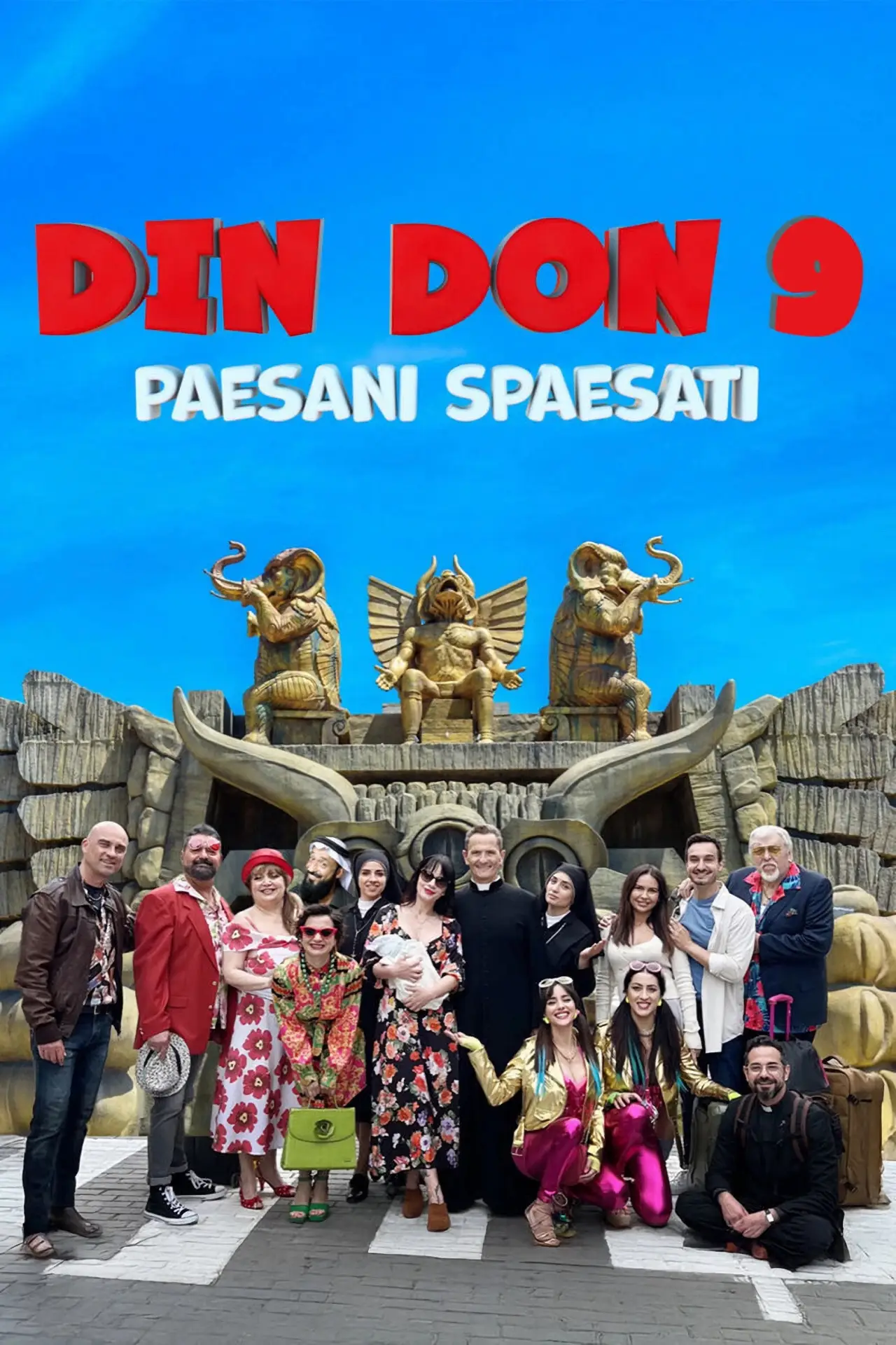 Постер до фільму "Din Don 9: Paesani Spaesati"
