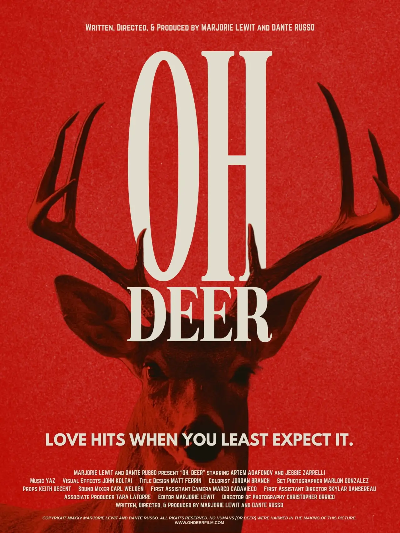 Постер до фільму "OH, DEER"