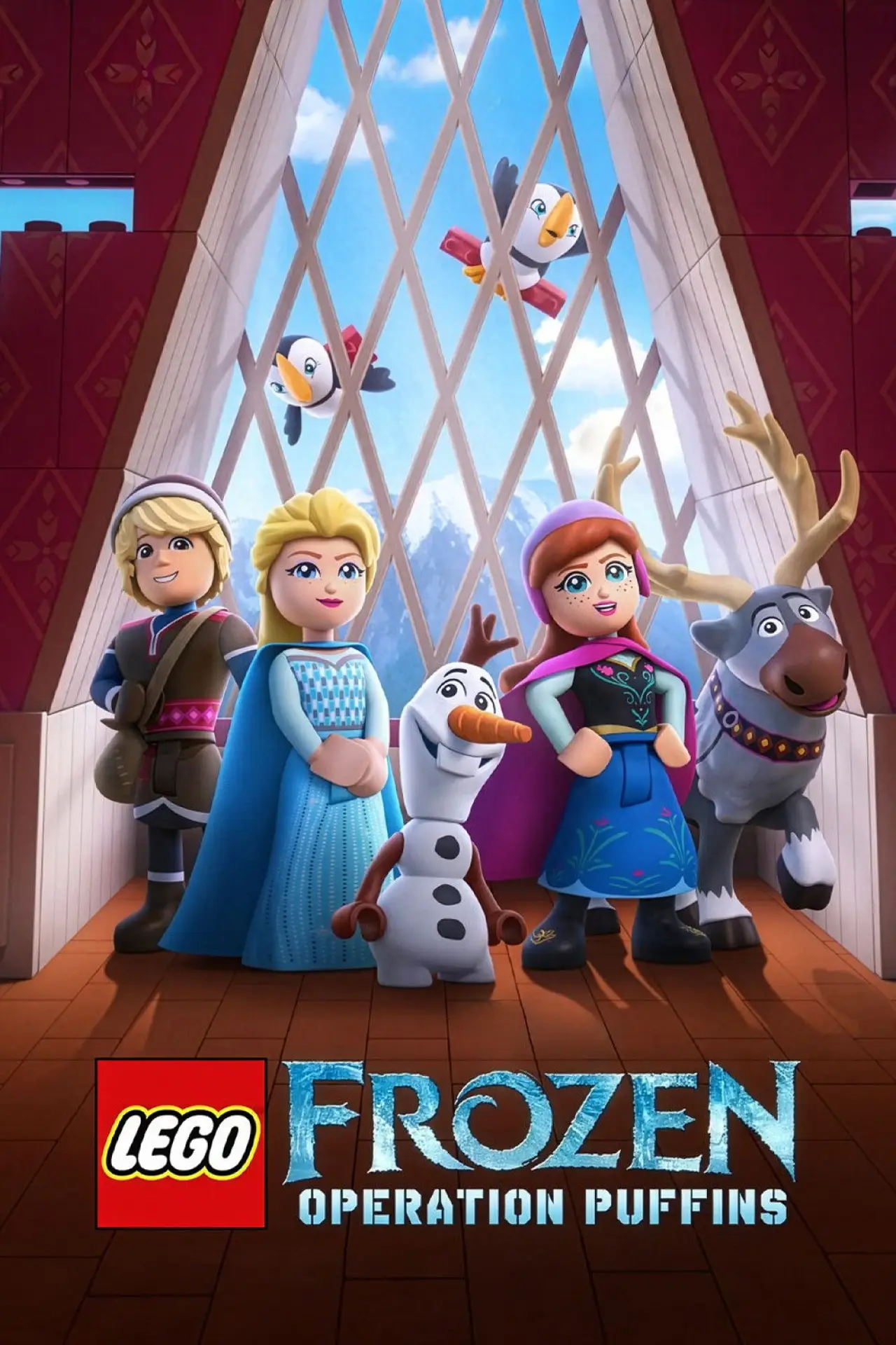 Постер до фільму "LEGO Frozen: Operation Puffins"