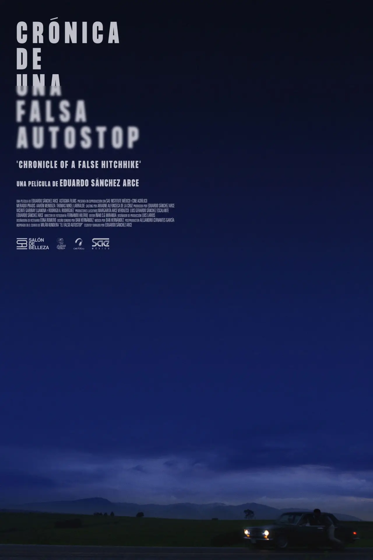 Постер до фільму "Crónica de una Falsa Autostop"