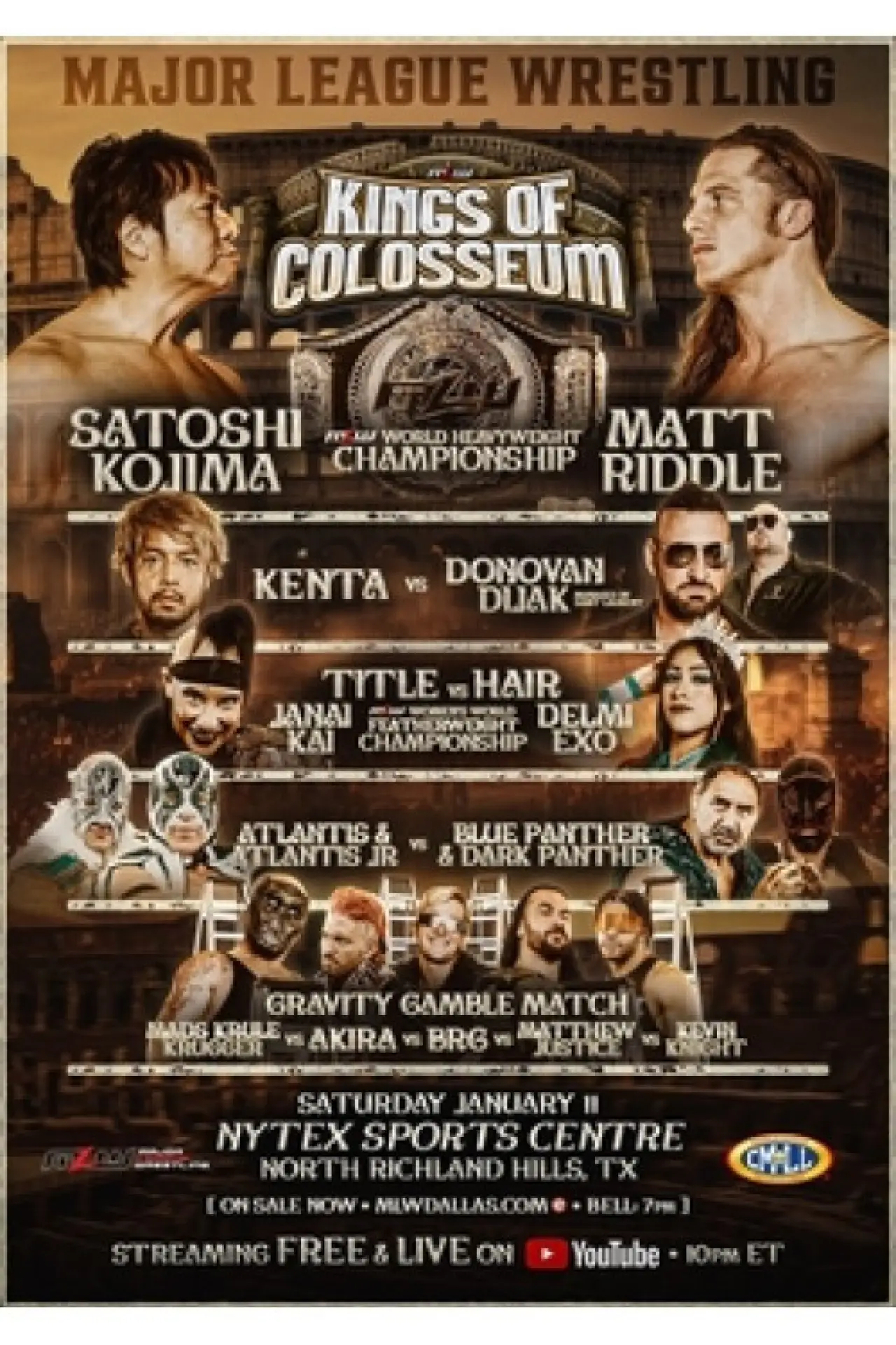 Постер до фільму "MLW Kings of Colosseum 2025"