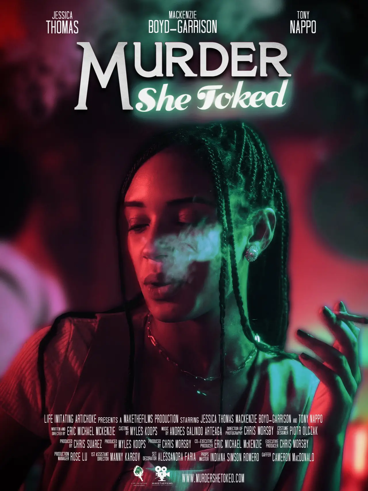 Постер до фільму "Murder, She Toked"