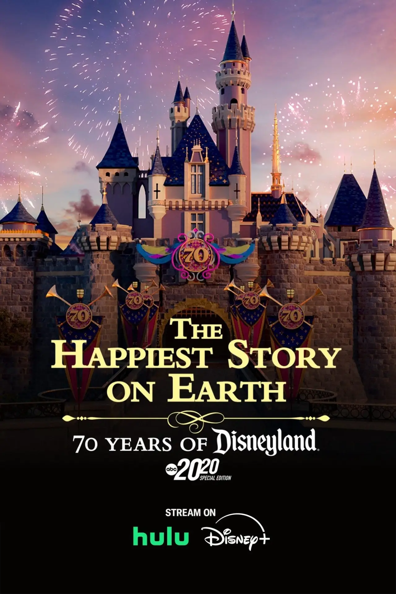 Постер до фільму "The Happiest Story on Earth: 70 Years of Disneyland"