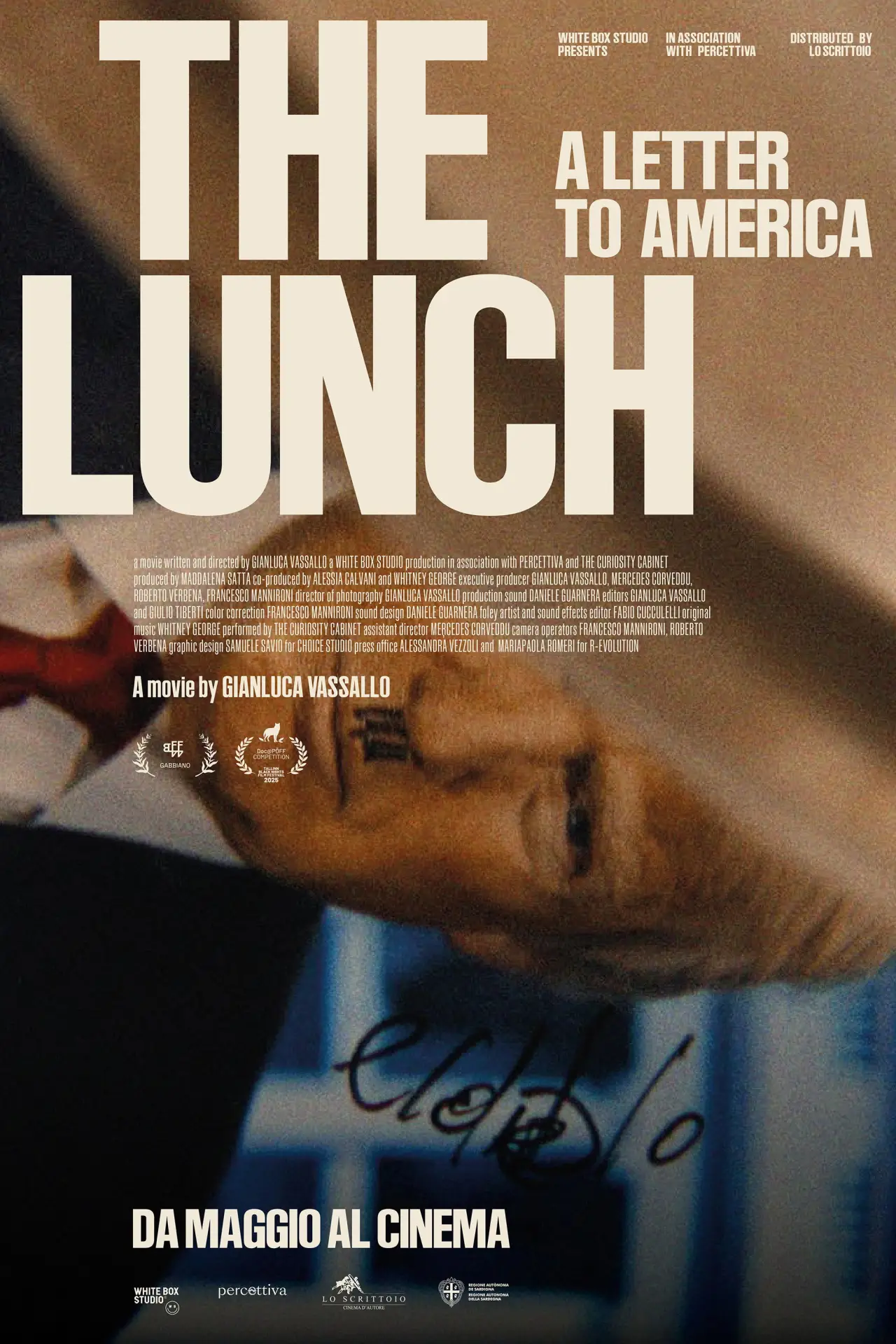 Постер до фільму "The Lunch: A Letter to America"