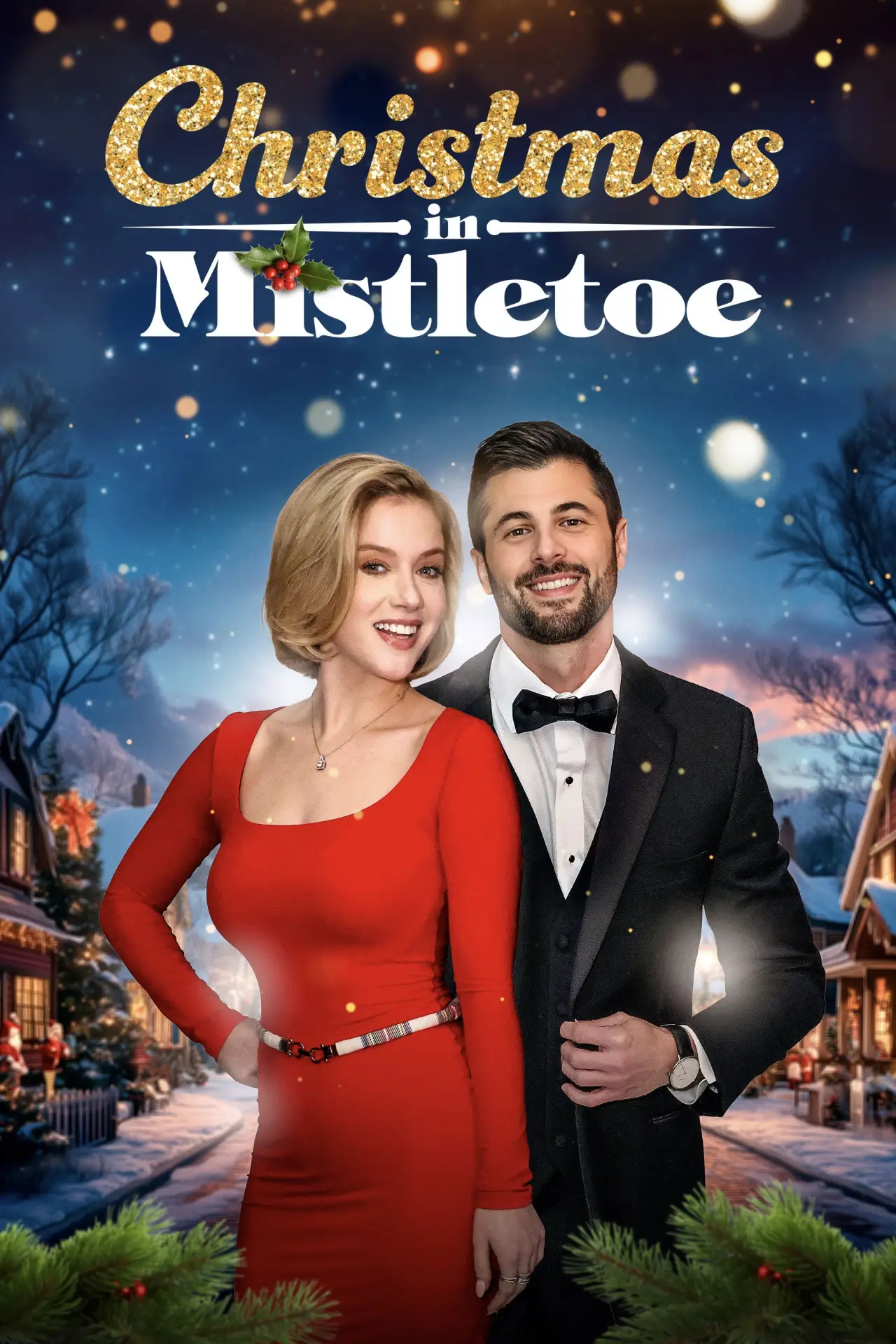 Постер до фільму "Christmas in Mistletoe"
