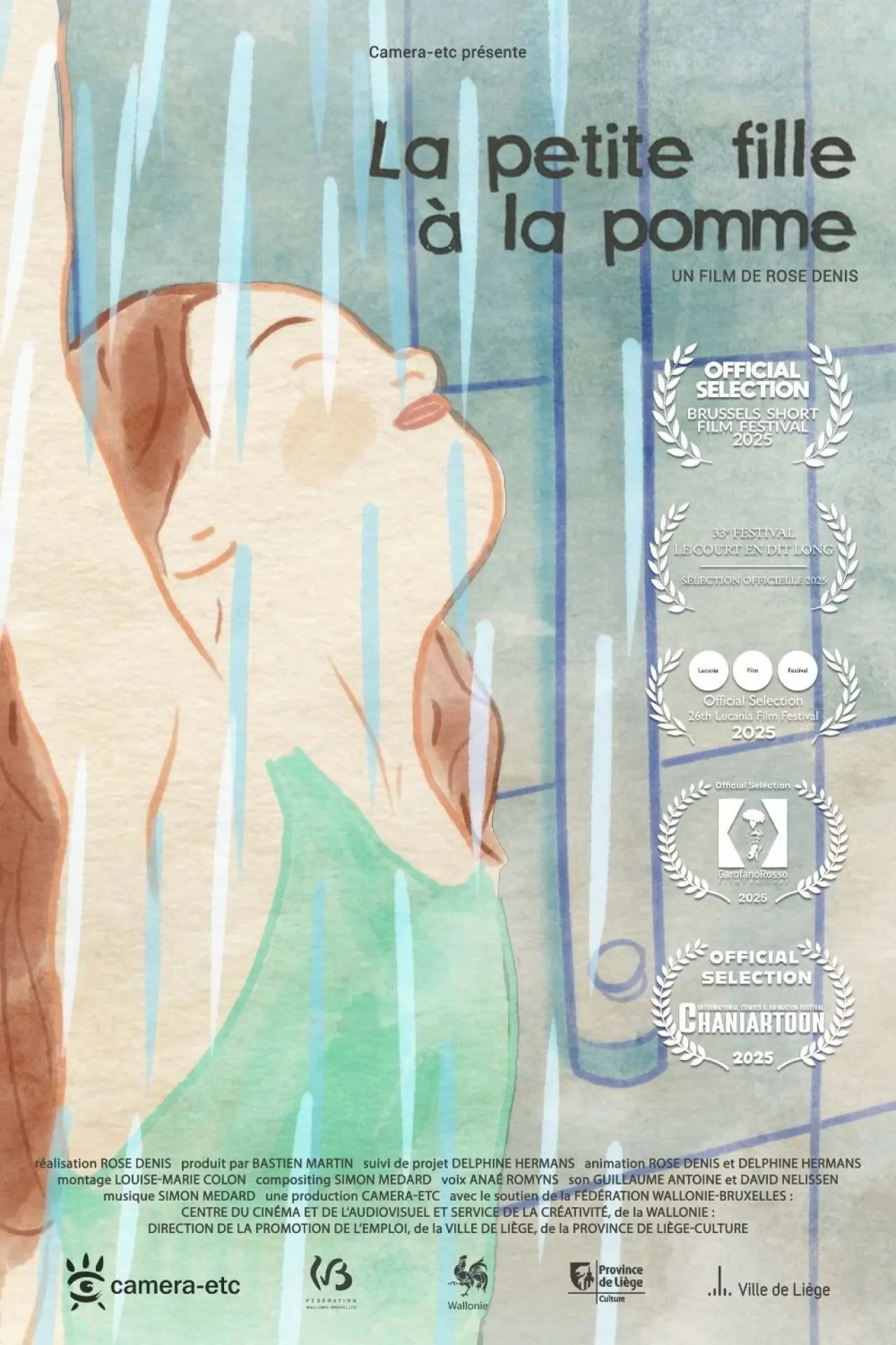 Постер до фільму "La petite fille à la pomme"