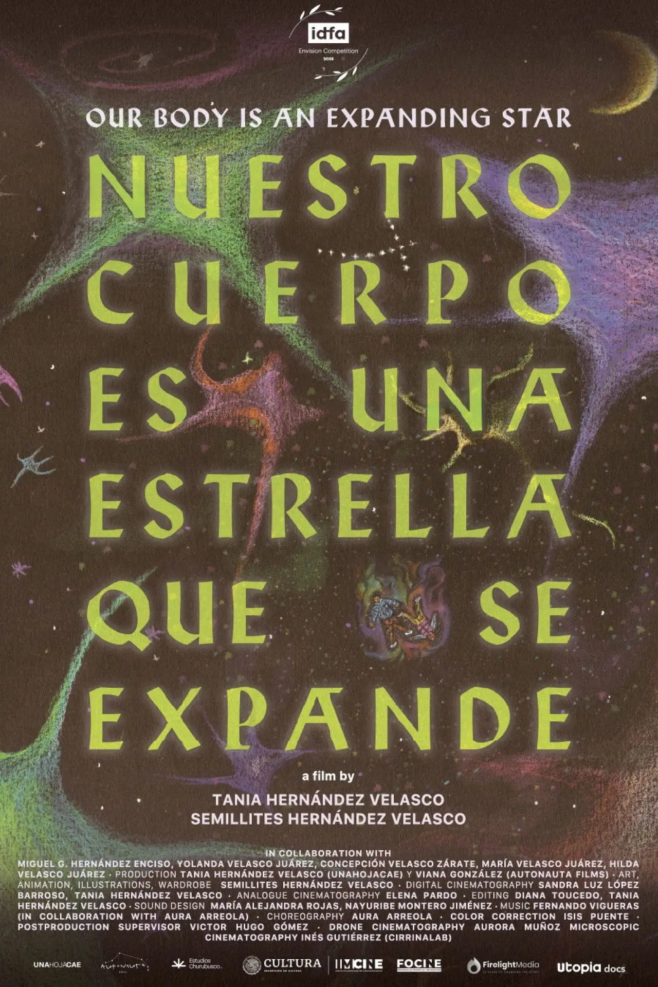 Постер до фільму "Nuestro cuerpo es una estrella que se expande"