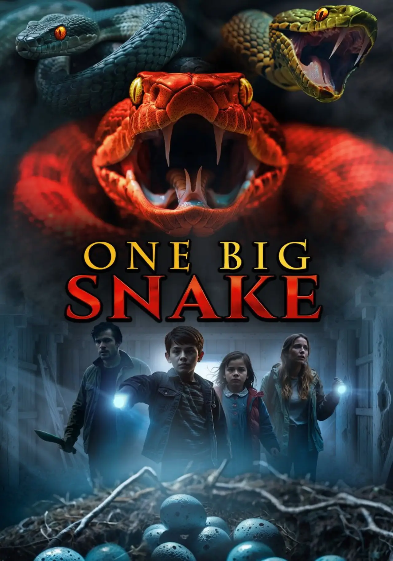 Постер до фільму "One Big Snake"