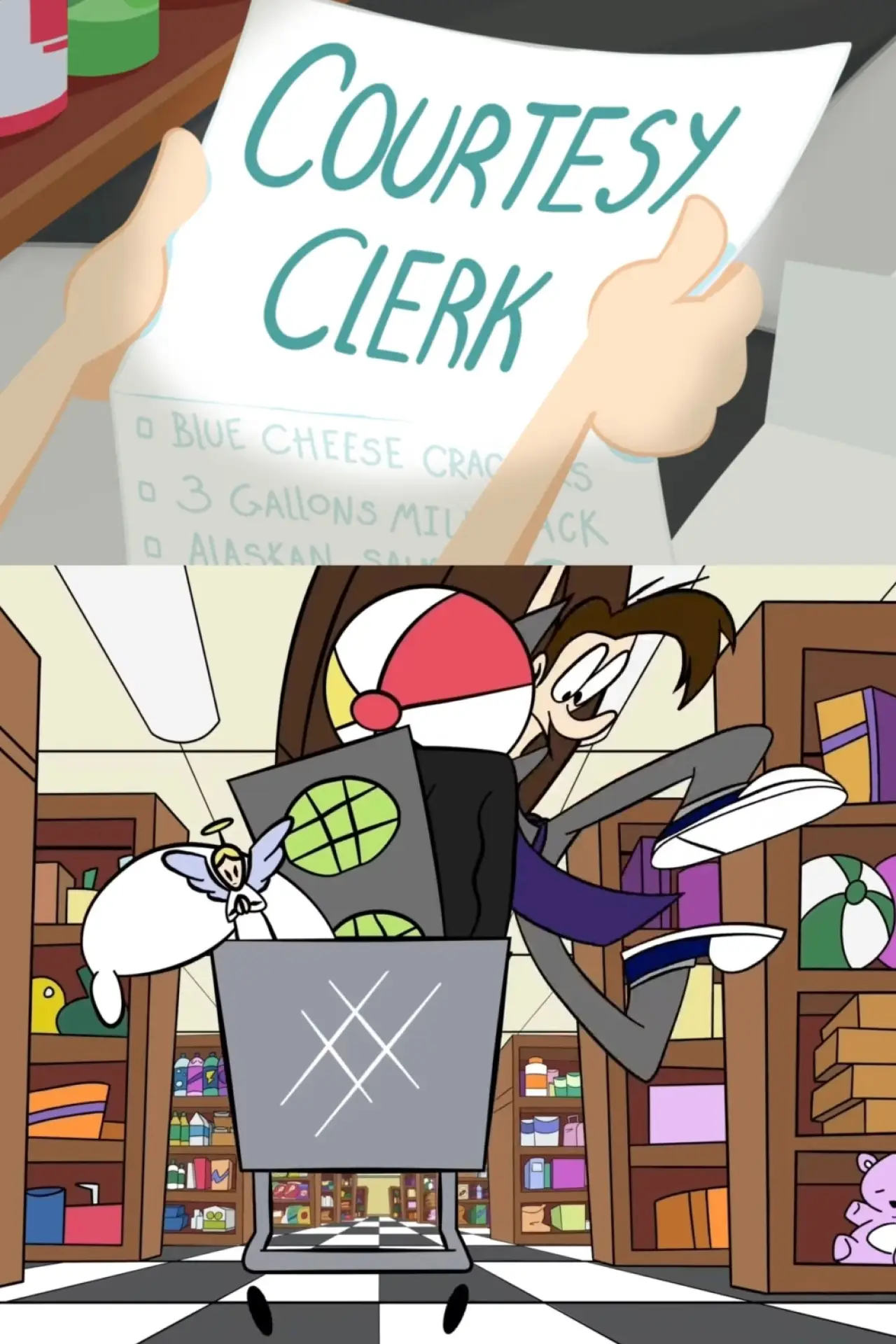 Постер до фільму "Courtesy Clerk"