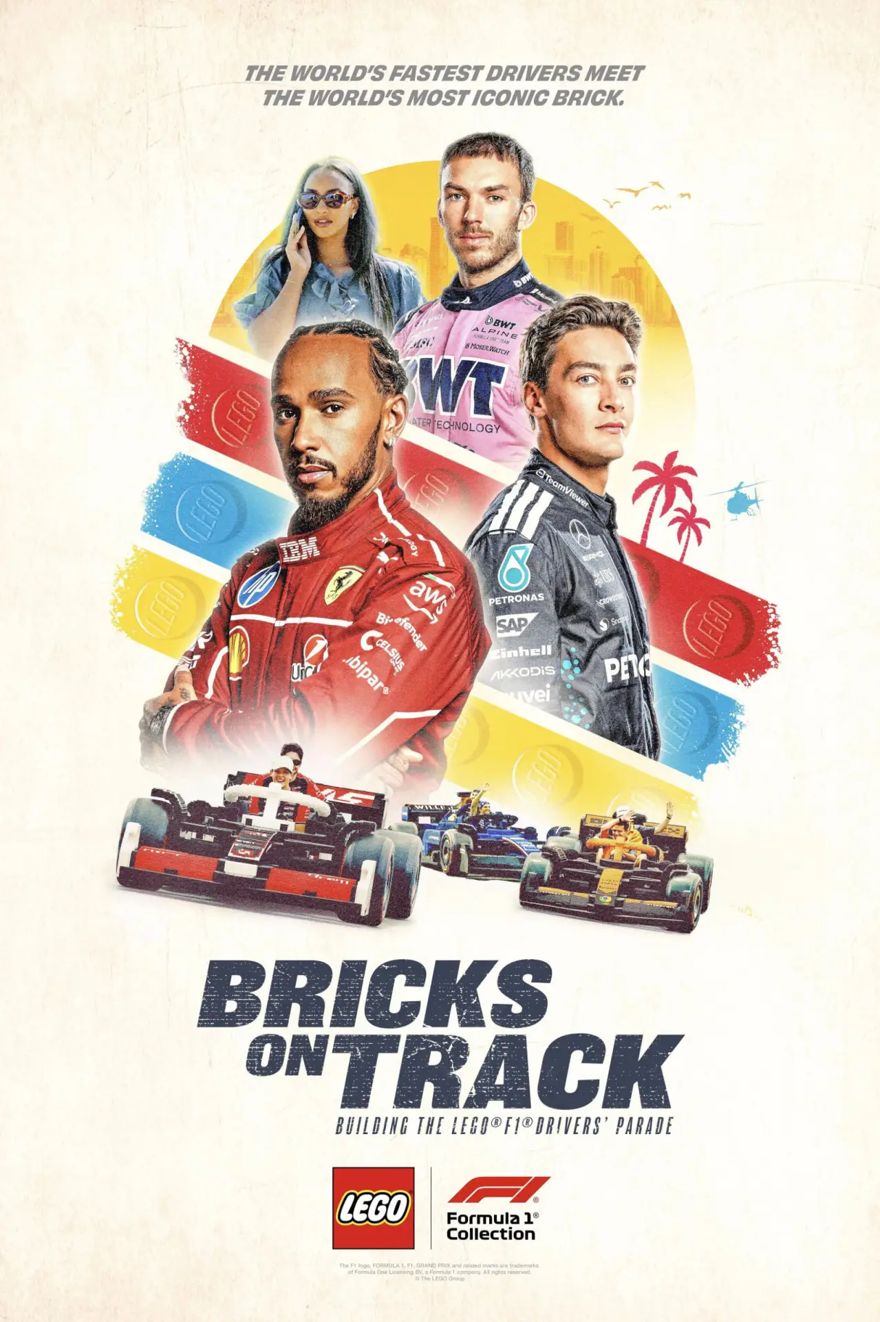 Постер до фільму "Bricks on Track: Building the LEGO F1 Drivers