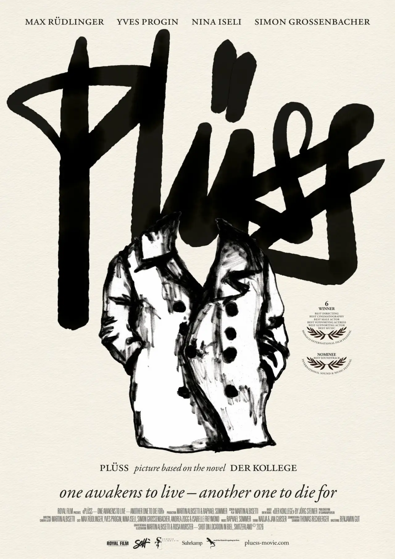 Постер до фільму "Plüss – one awakens to live, another to die for"