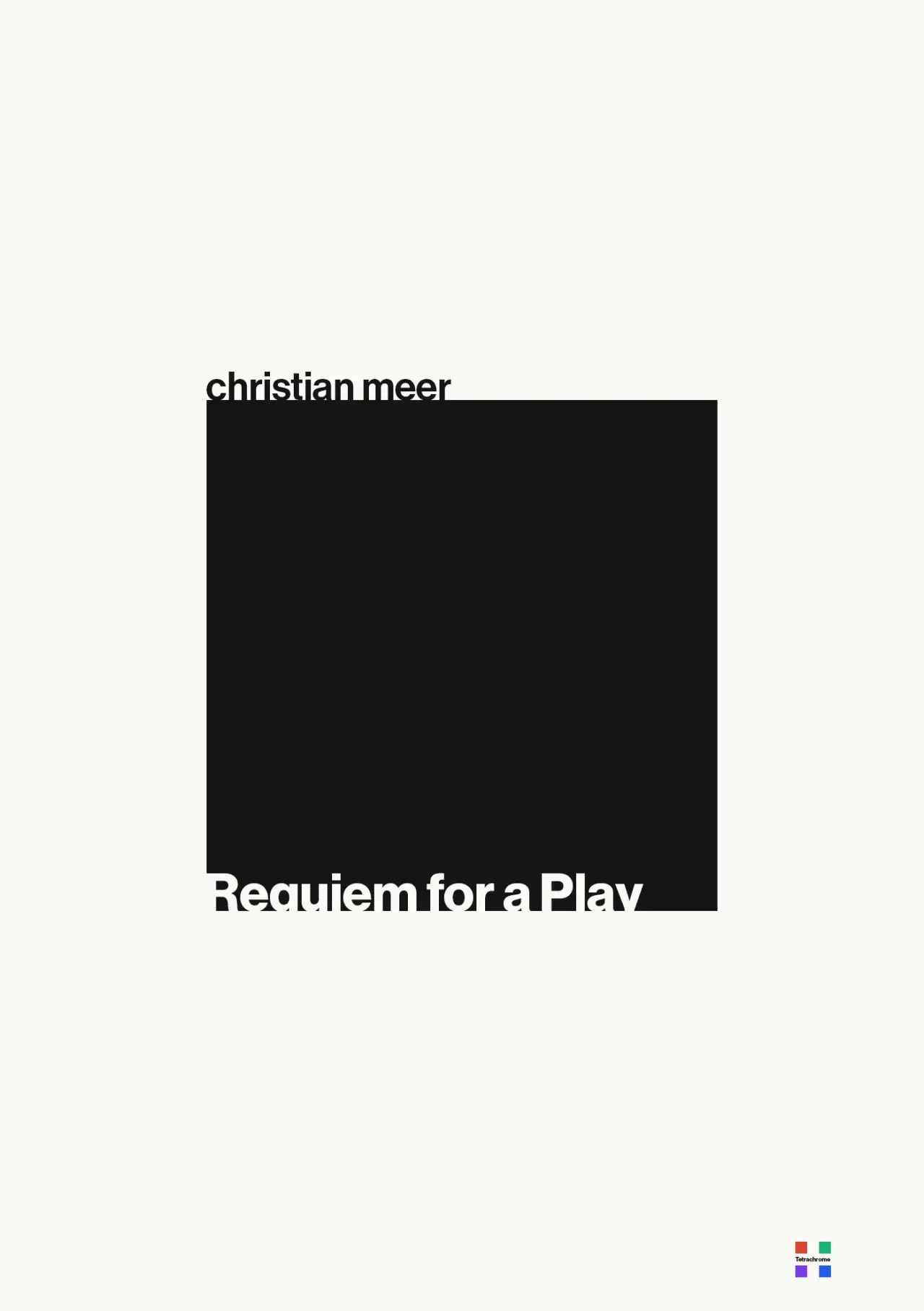 Постер до фільму "Requiem For a Play"