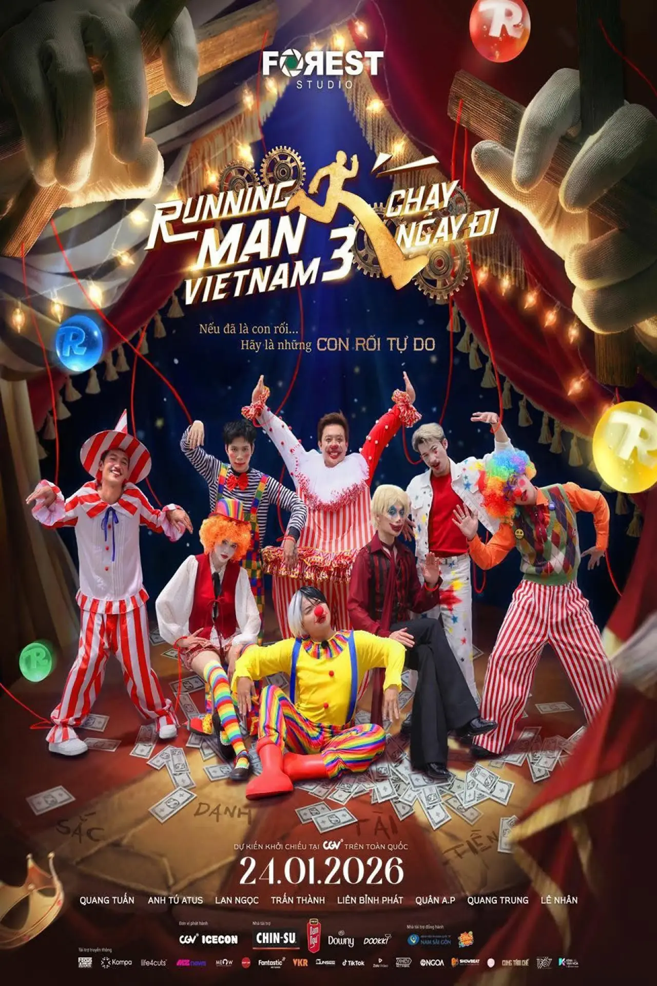 Постер до фільму "Running Man Việt Nam Mùa 3: Con Rối Tự Do"