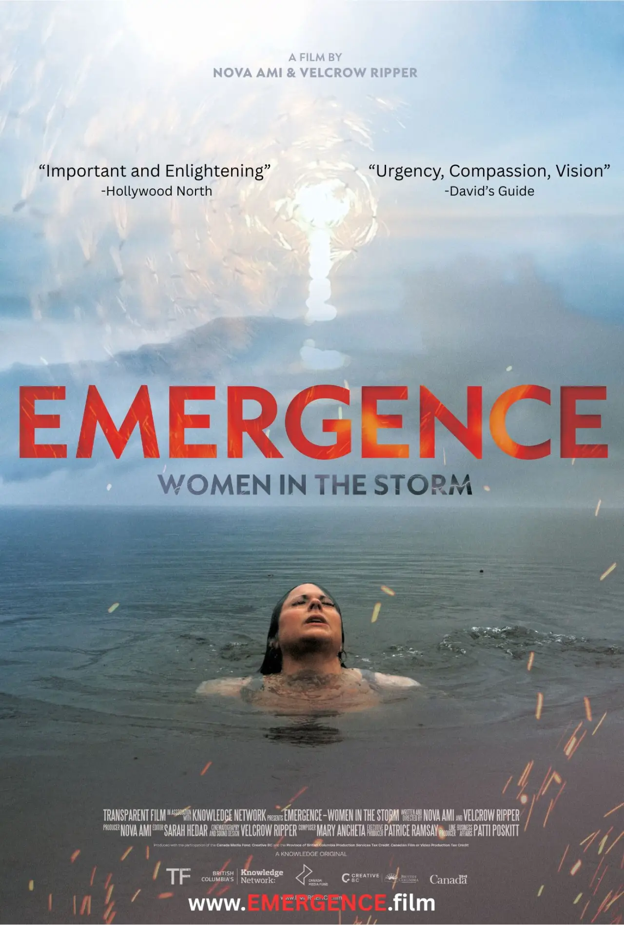 Постер до фільму "EMERGENCE: Women in the Storm"