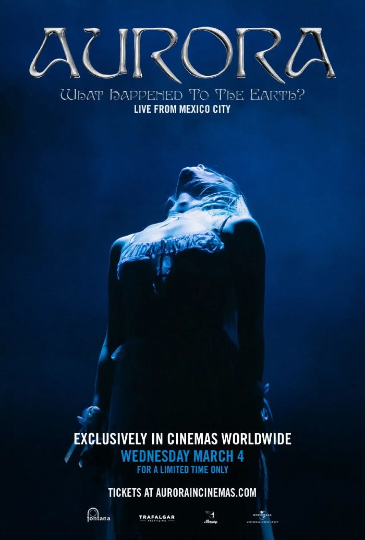 Постер до фільму "AURORA: What Happened to the Earth? Live From Mexico City"