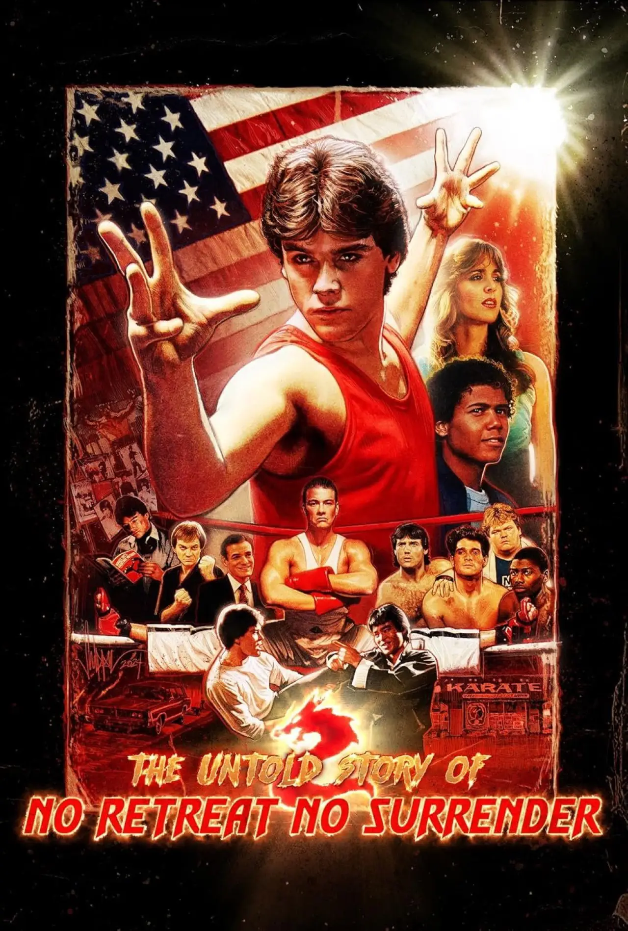 Постер до фільму "The Untold Story of No Retreat No Surrender"