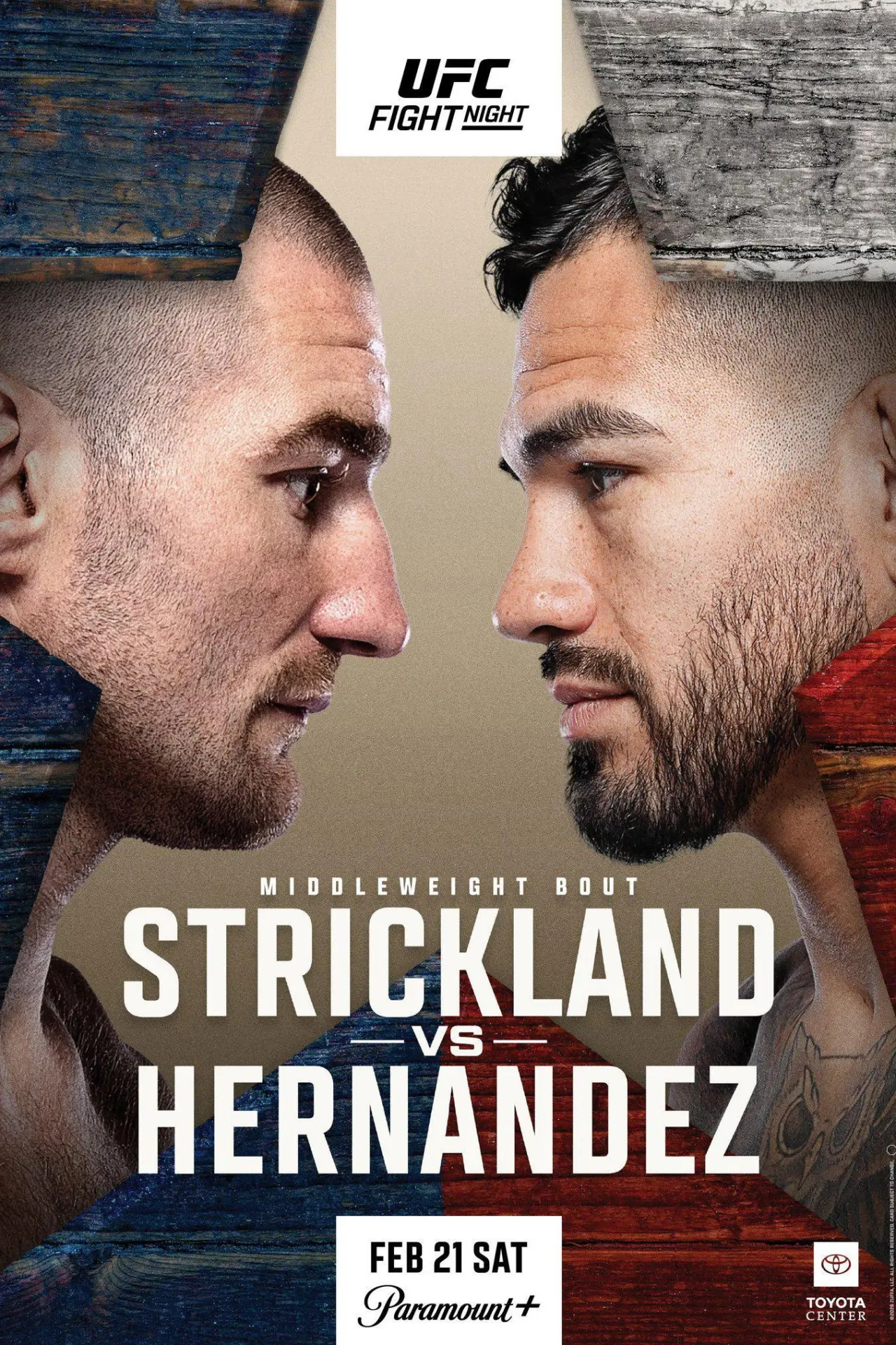 Постер до фільму "UFC Fight Night 267: Strickland vs. Hernandez"