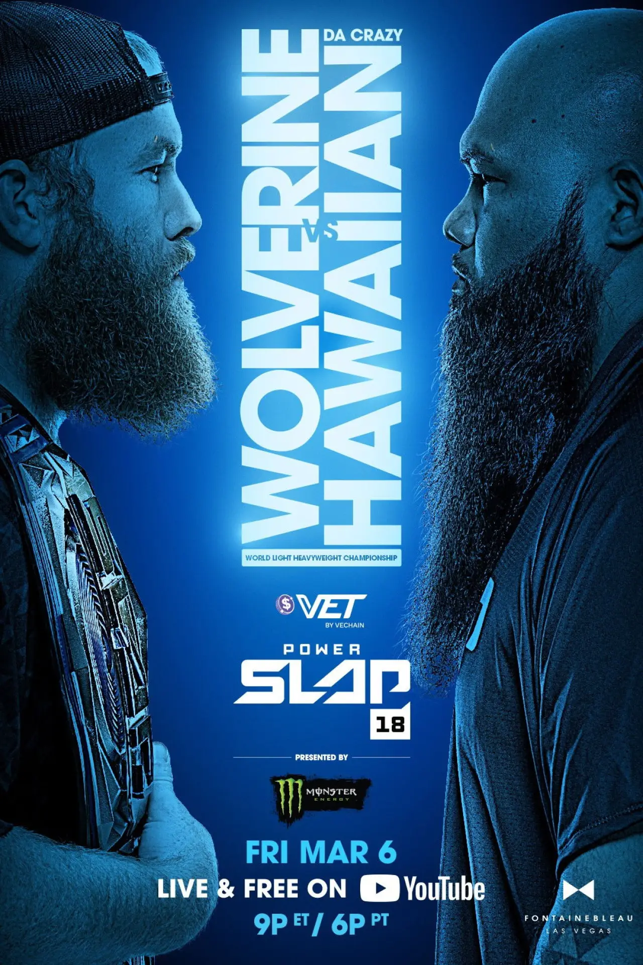 Постер до фільму "Power Slap 18: Wolverine vs. Da Crazy Hawaiian"