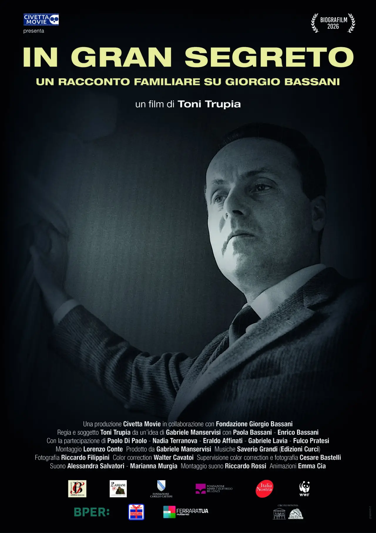 Постер до фільму "In Gran Segreto: Un Racconto Familiare su Giorgio Bassani"
