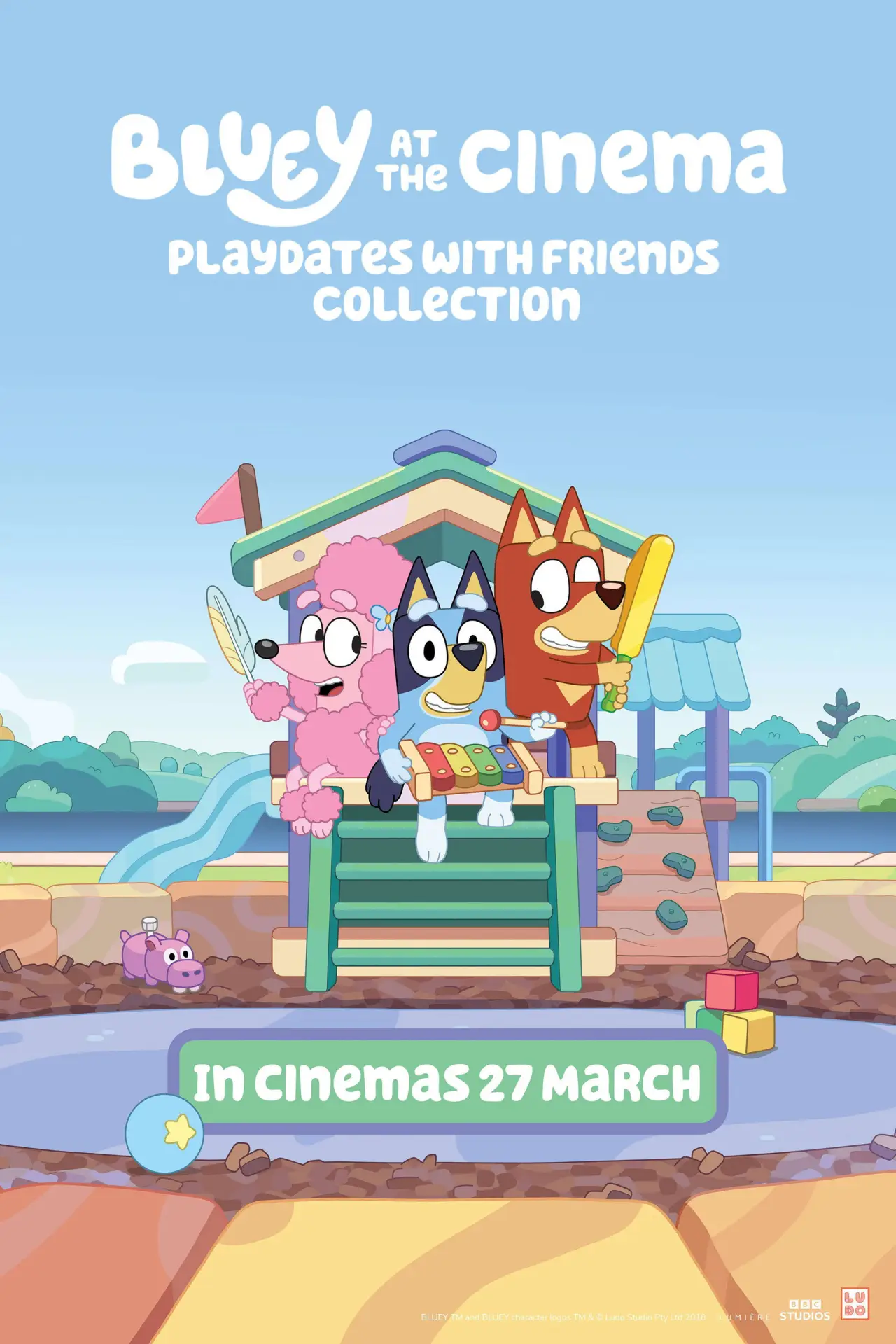 Постер до фільму "Bluey at the Cinema: Playdates with Friends"