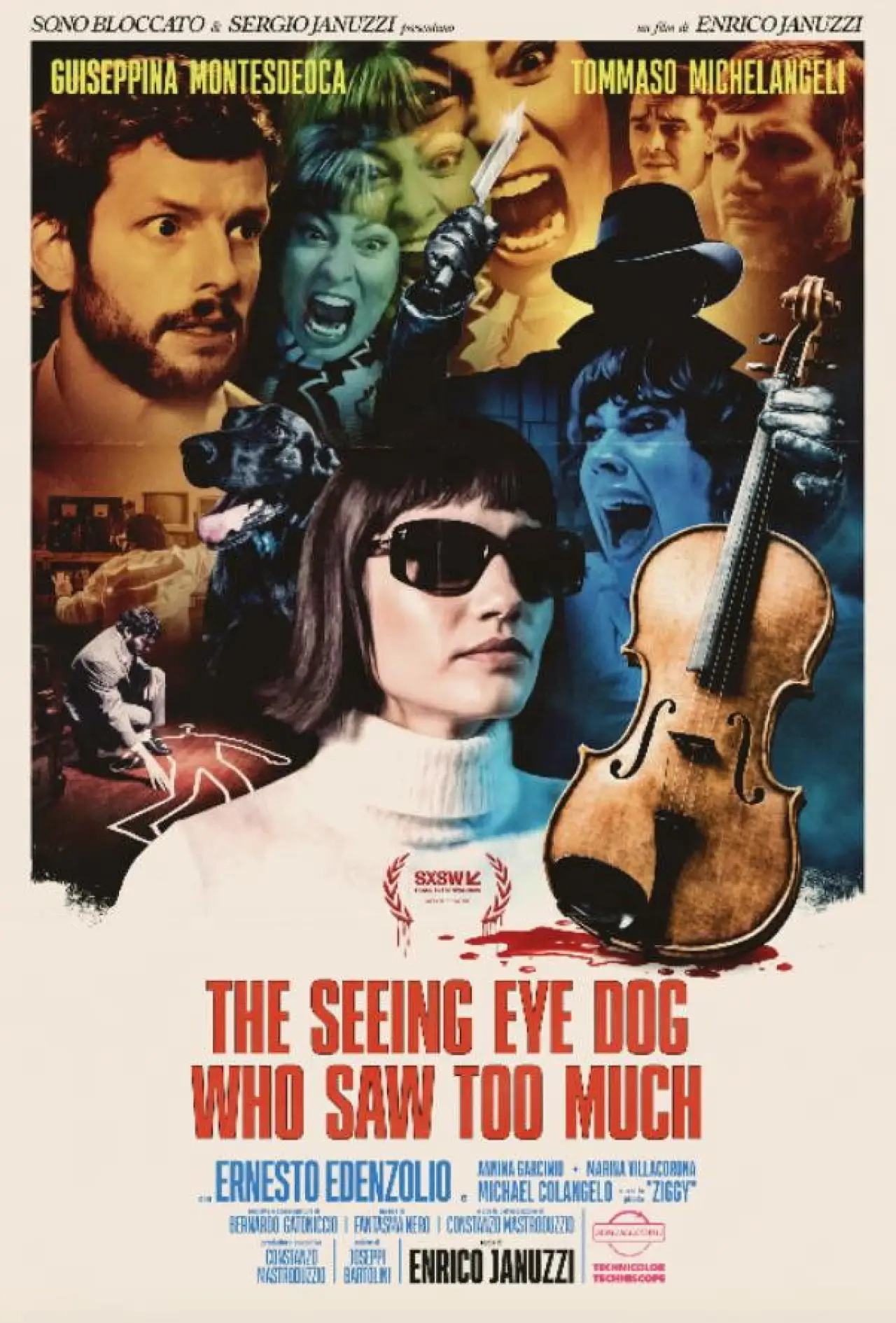 Постер до фільму "The Seeing Eye Dog Who Saw Too Much"