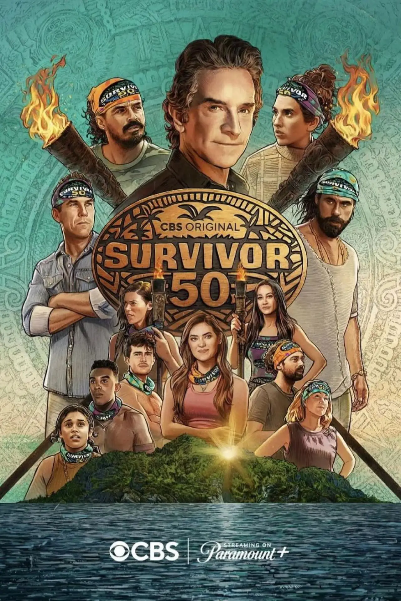 Постер до фільму "Survivor 50: Epic Party"