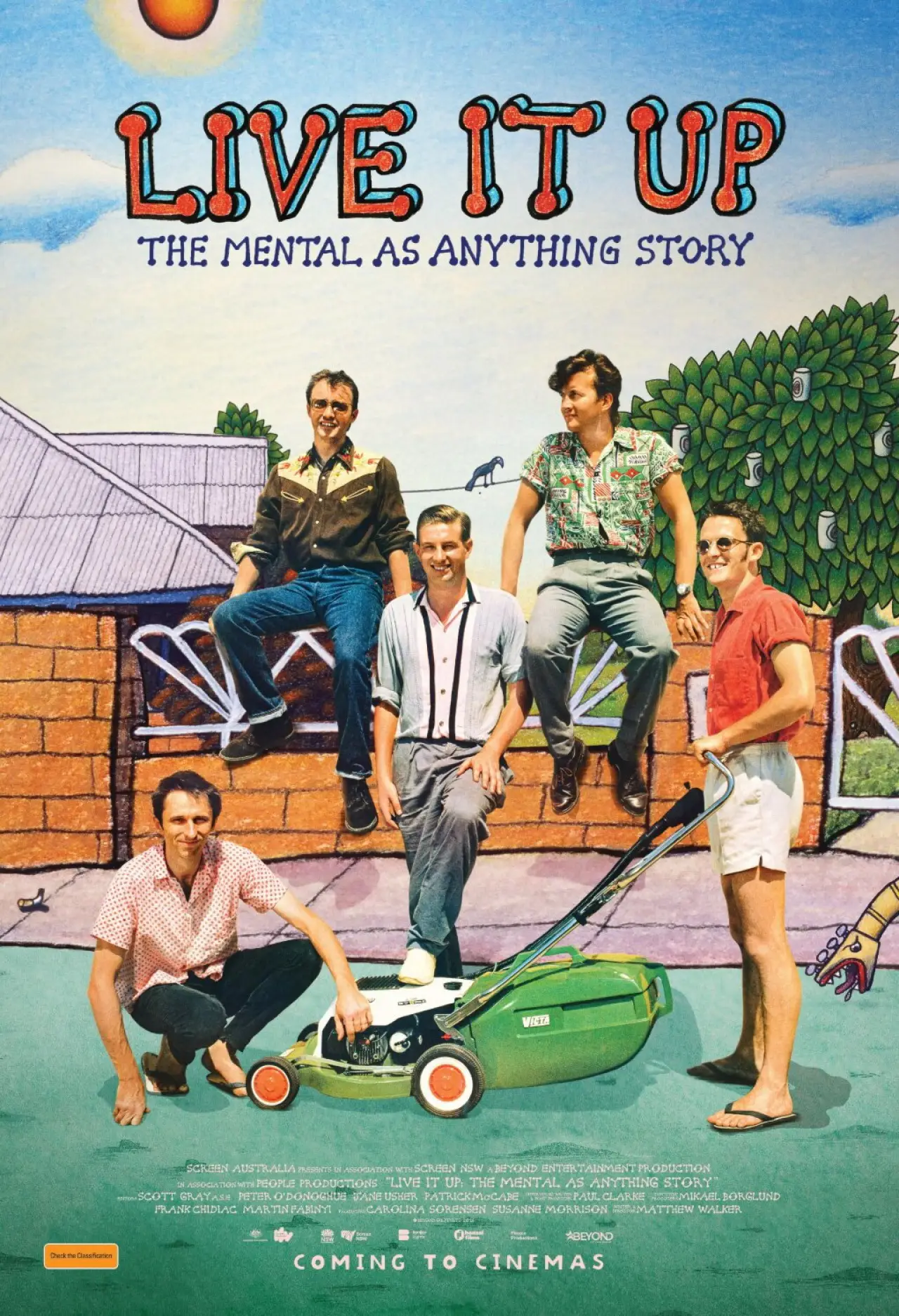 Постер до фільму "Live It Up: The Mental As Anything Story"