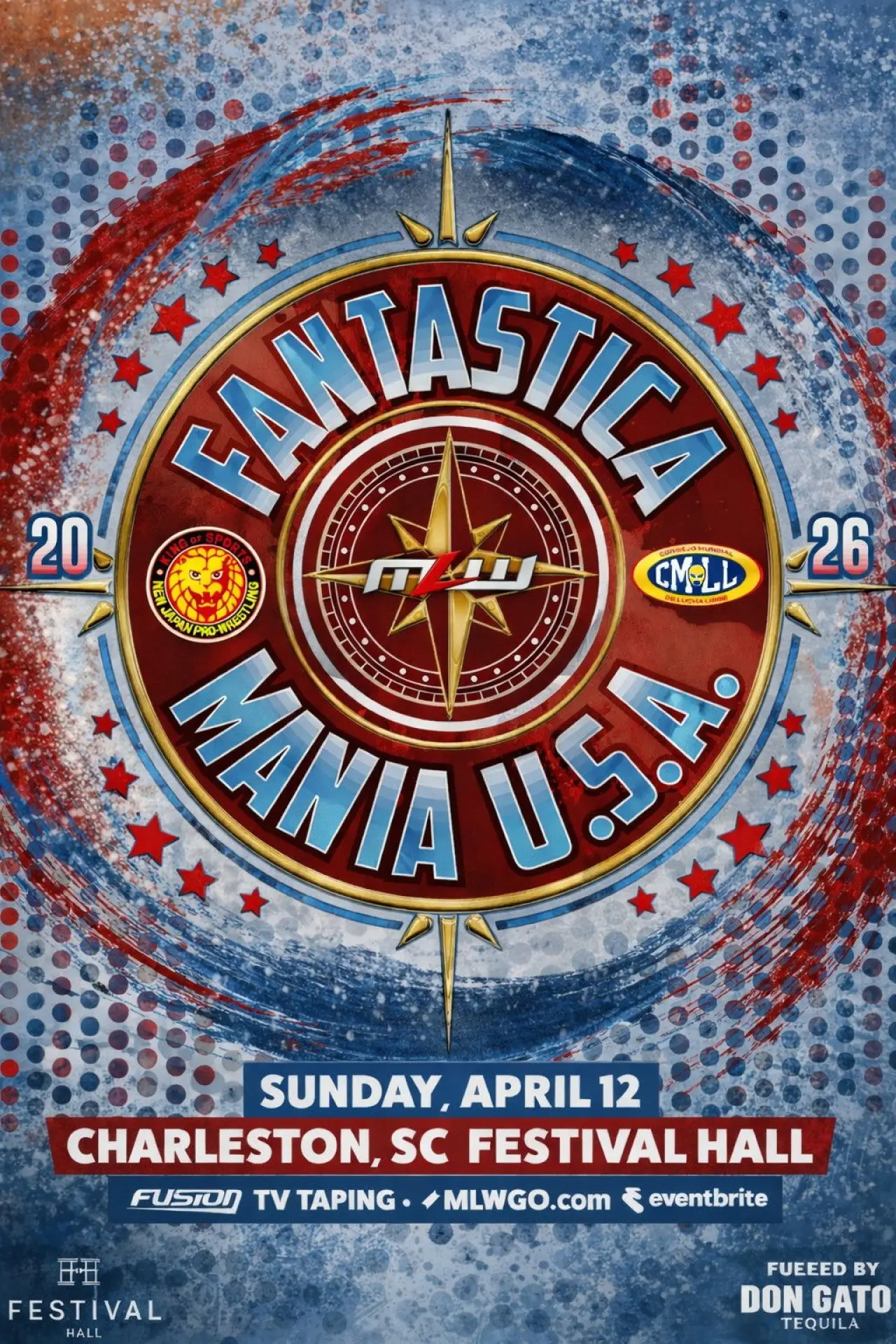 Постер до фільму "MLW & NJPW Present CMLL Fantastica Mania USA 2026"