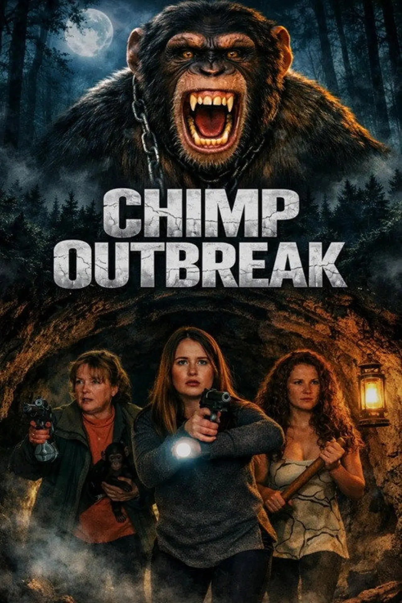 Постер до фільму "Chimp Outbreak"