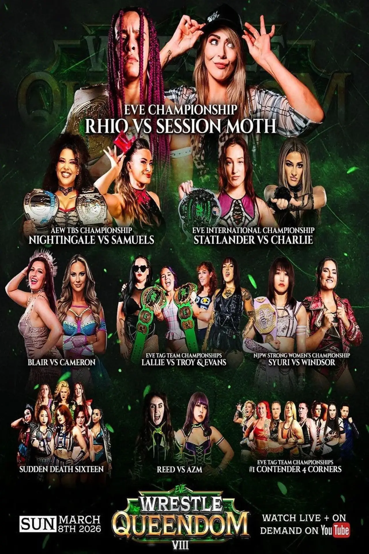 Постер до фільму "EVE 146: Wrestle Queendom VIII"