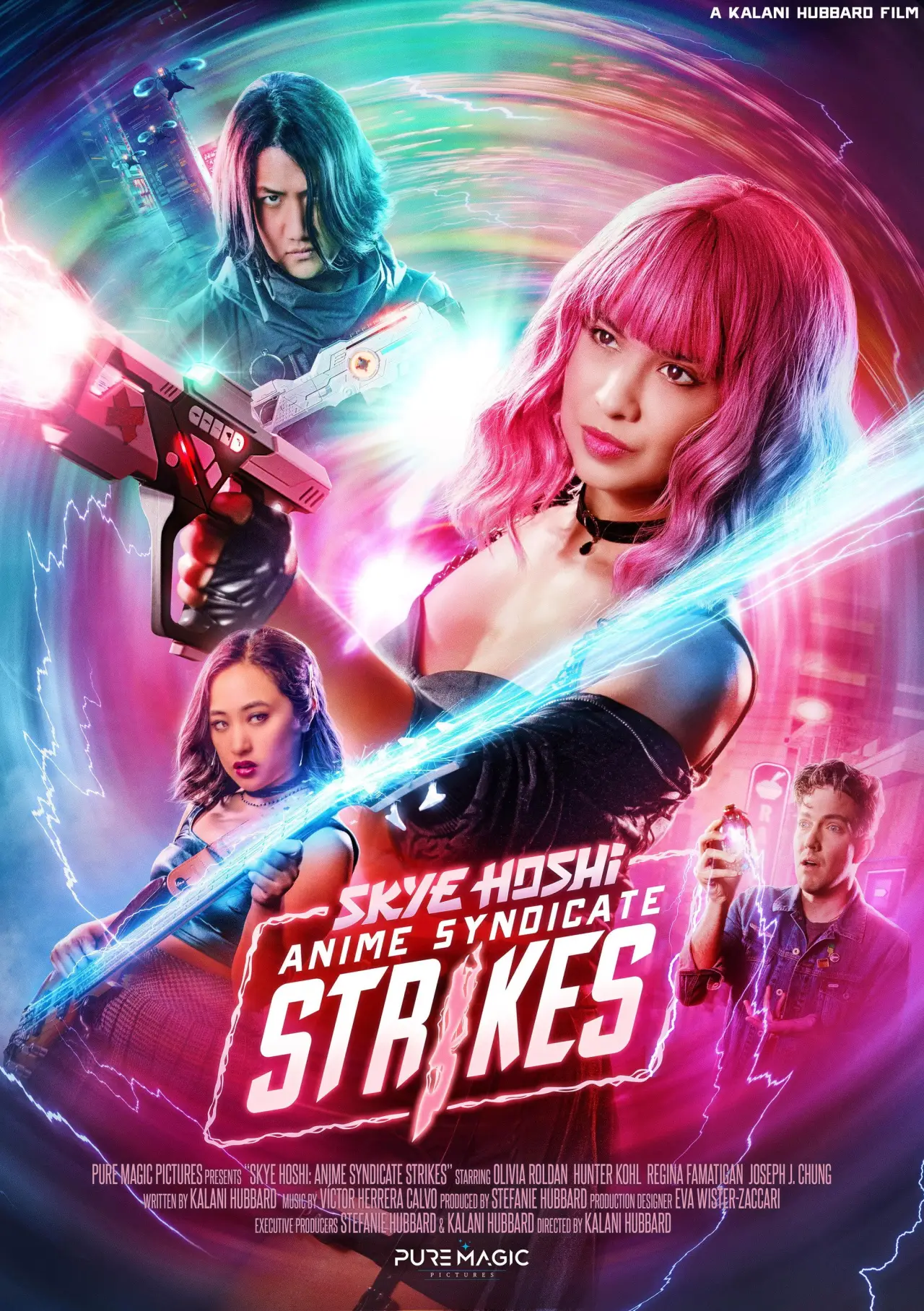 Постер до фільму "Skye Hoshi: Anime Syndicate Strikes"