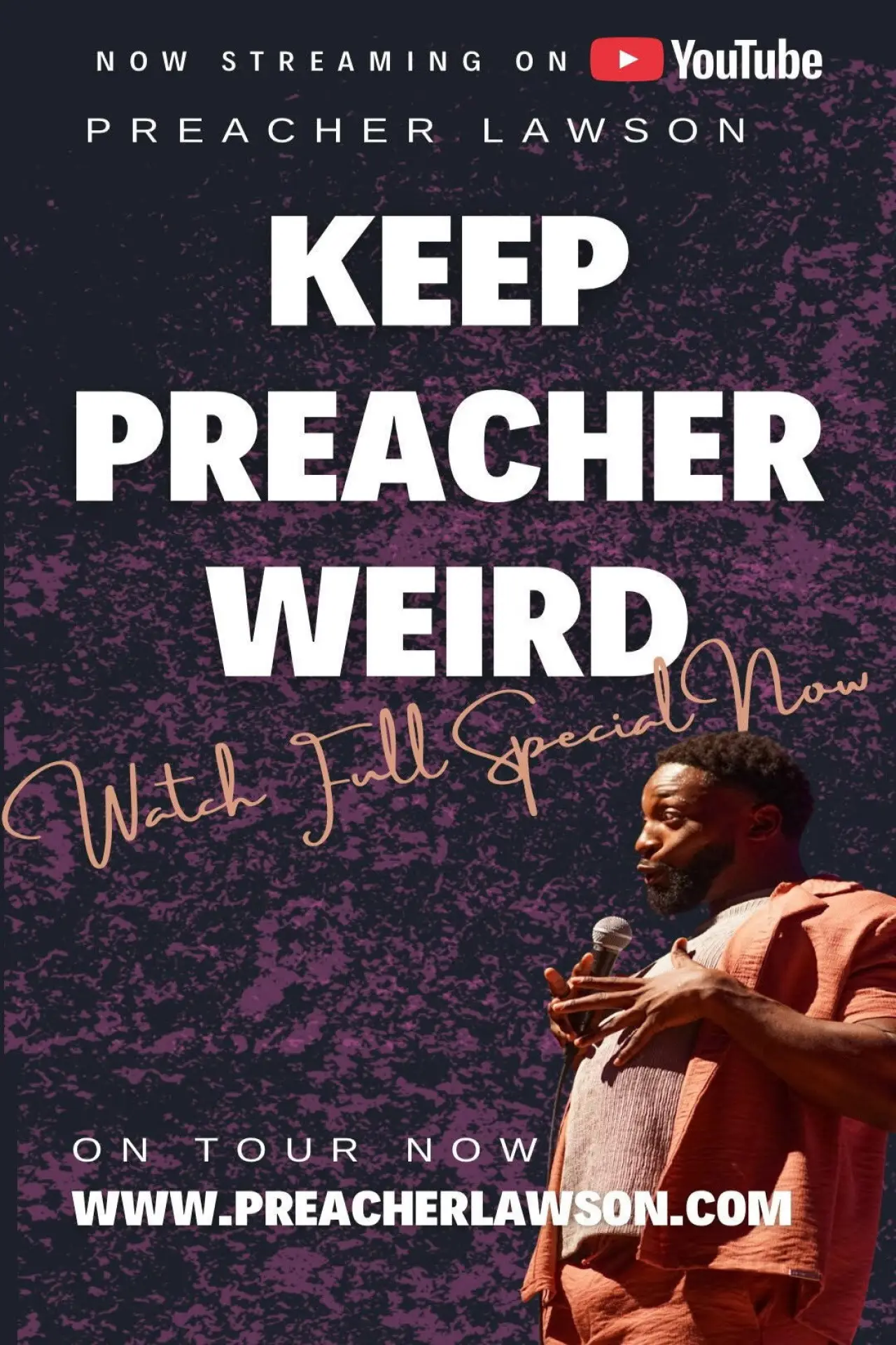 Постер до фільму "Preacher Lawson: Keep Preacher Weird"