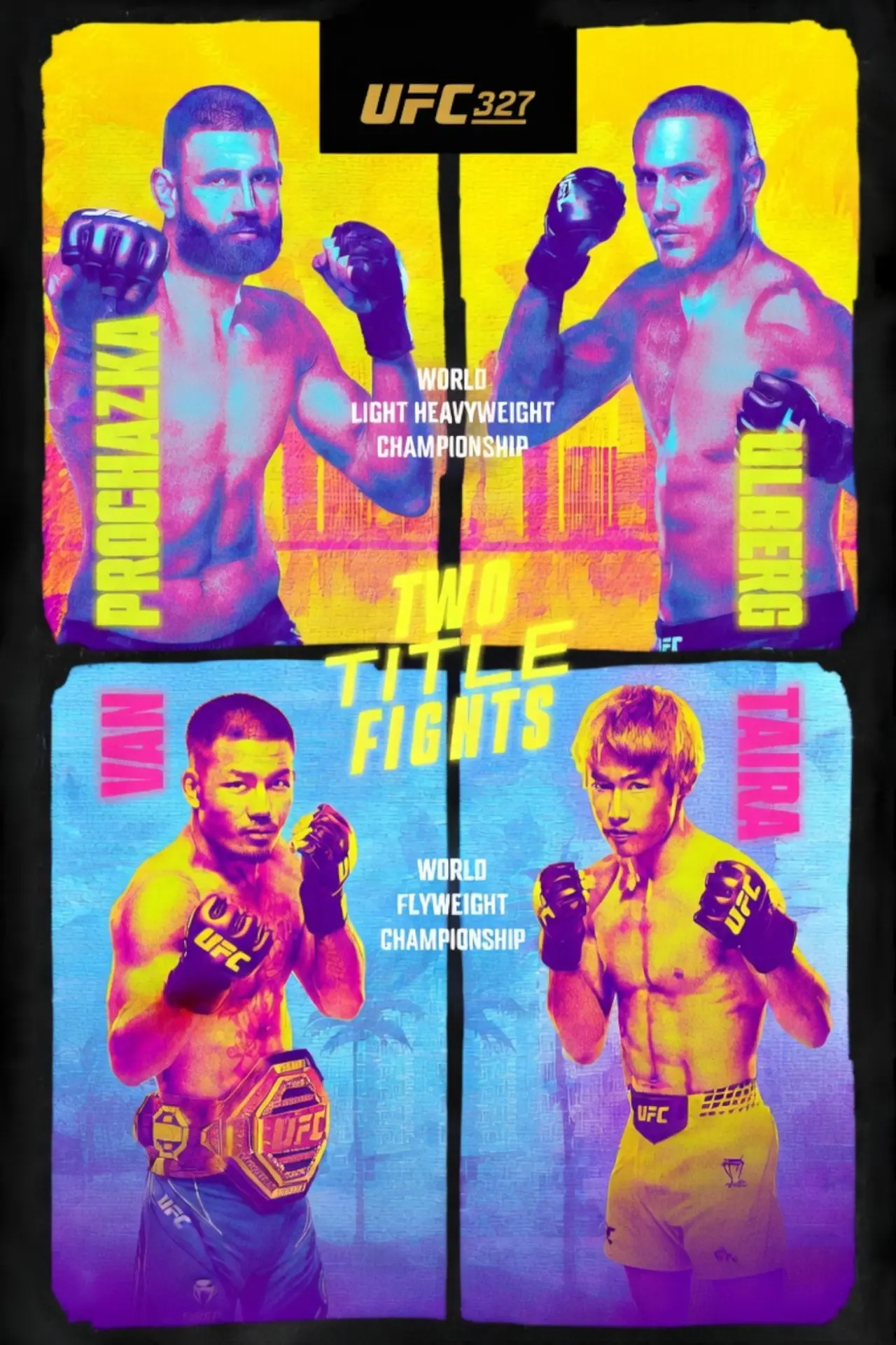 Постер до фільму "UFC 327: Procházka vs. Ulberg"