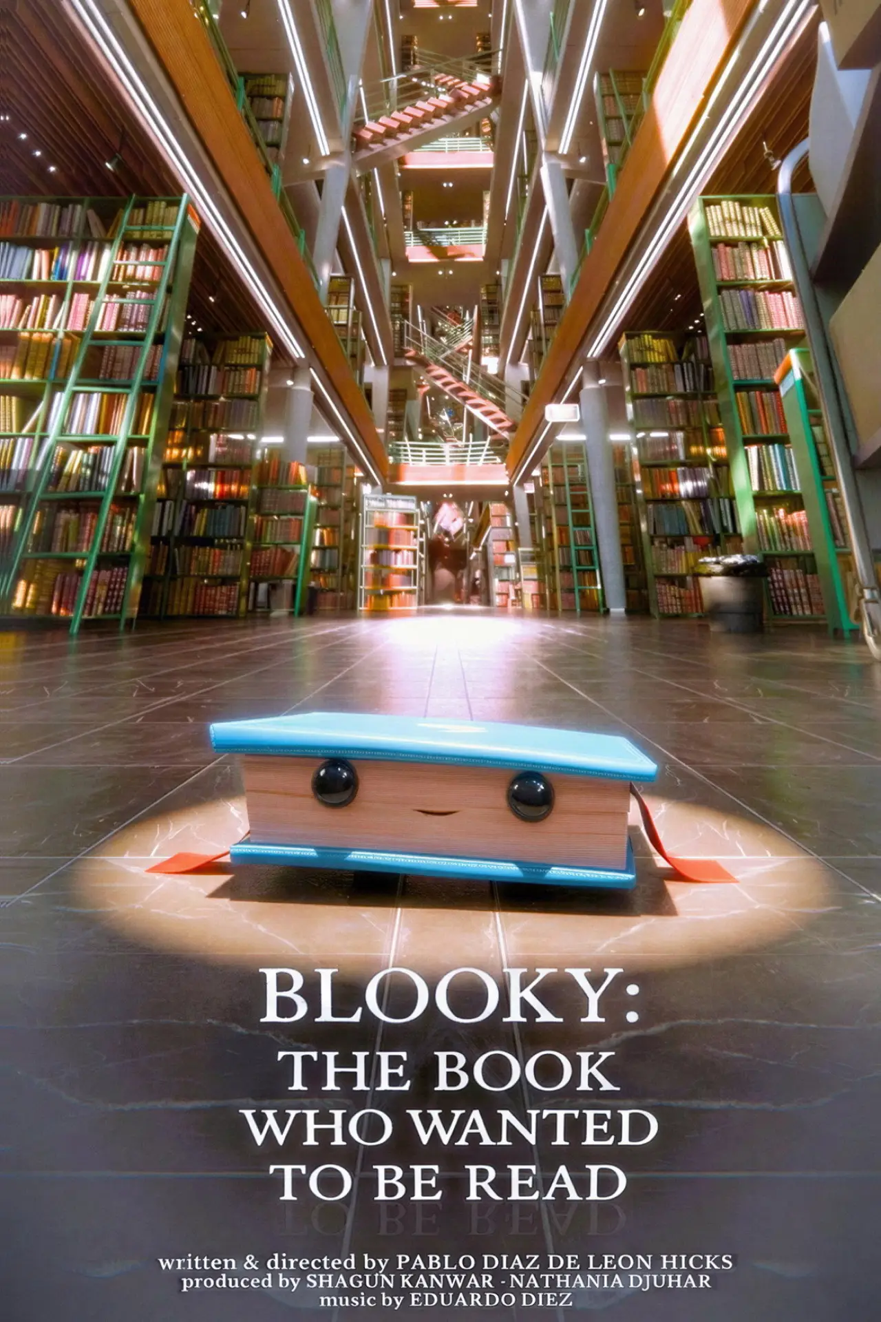 Постер до фільму "Blooky: The Book Who Wanted To Be Read"