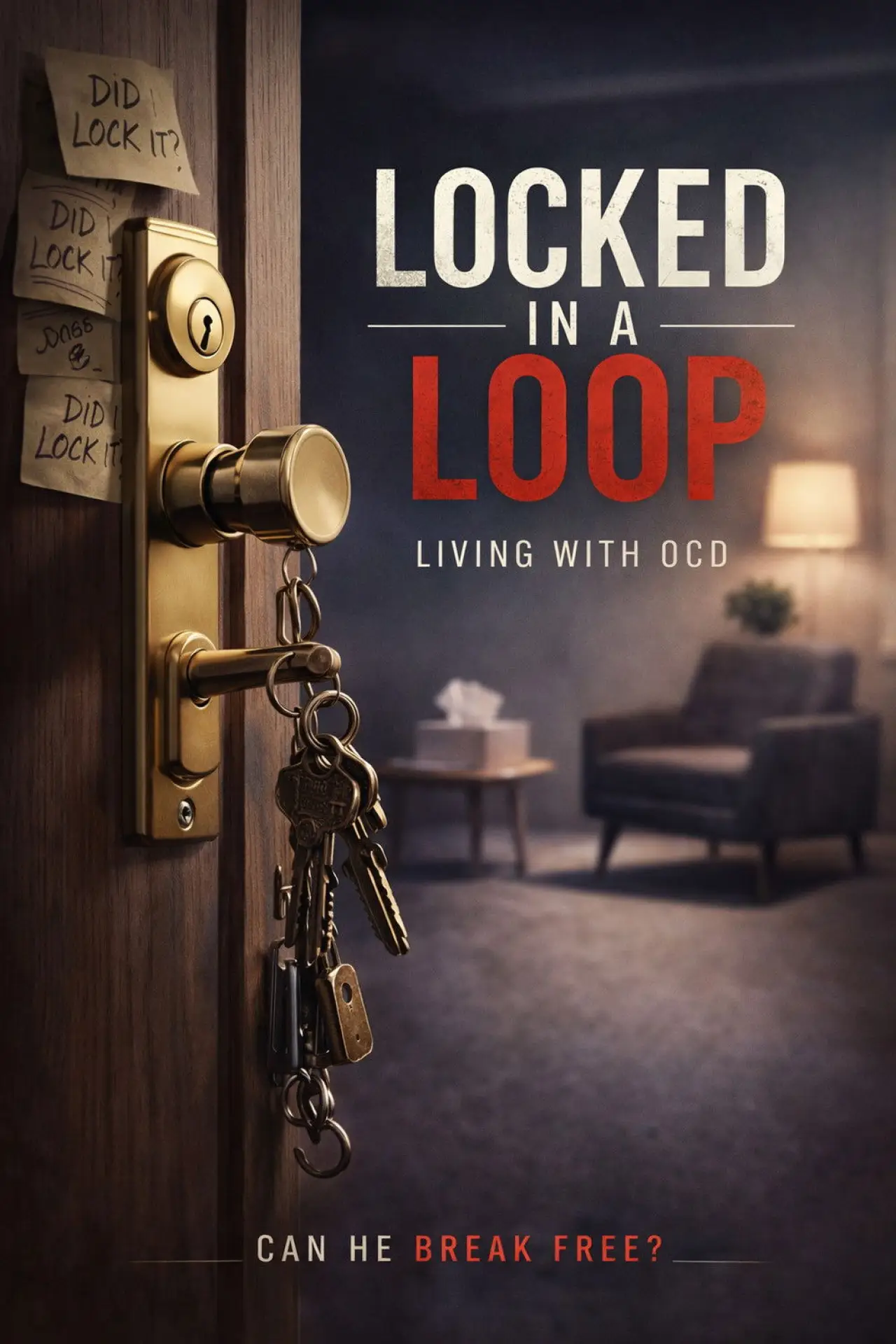 Постер до фільму "Locked in a Loop: Living with OCD"