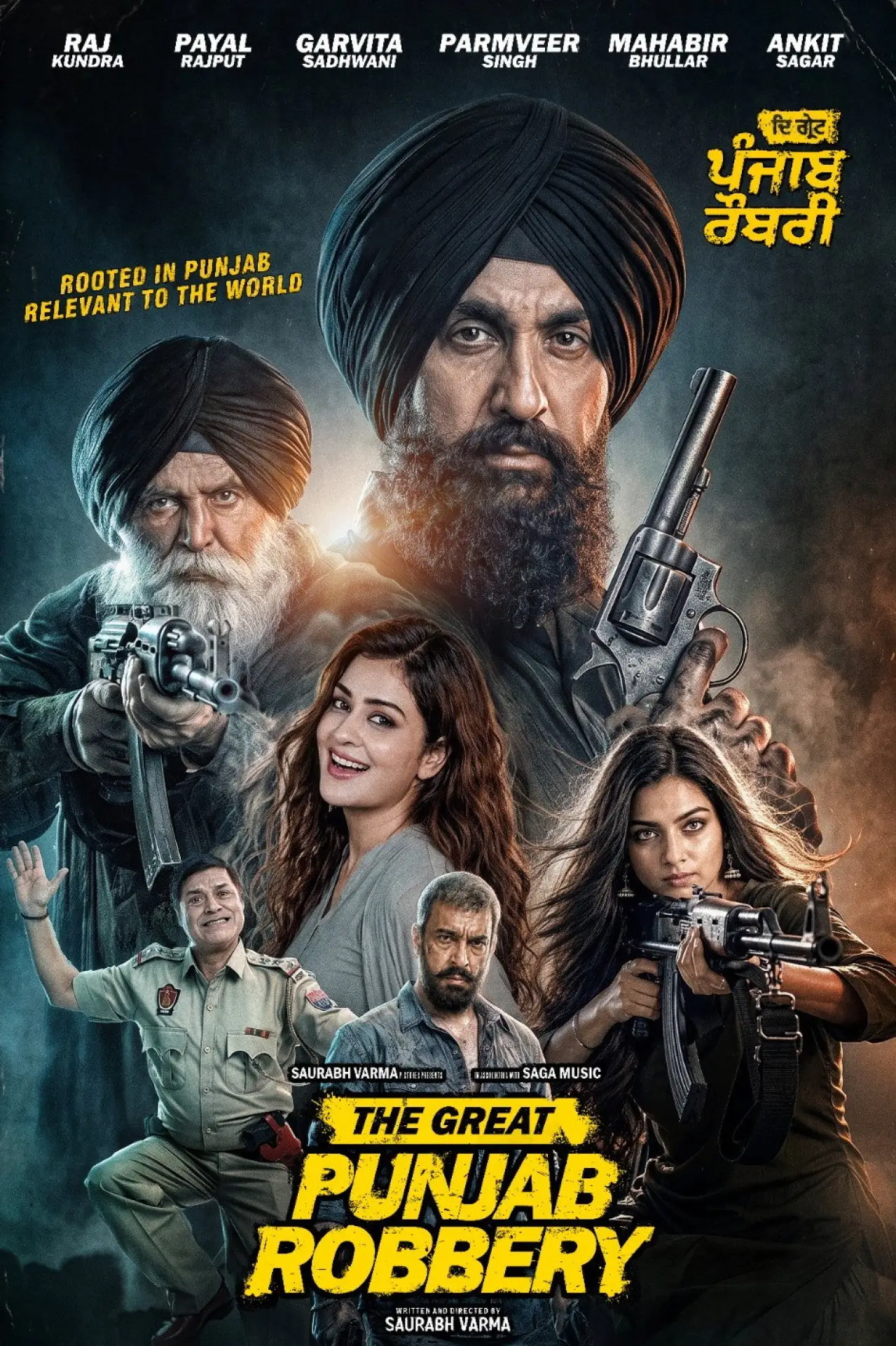 Постер до фільму "The Great Punjab Robbery"