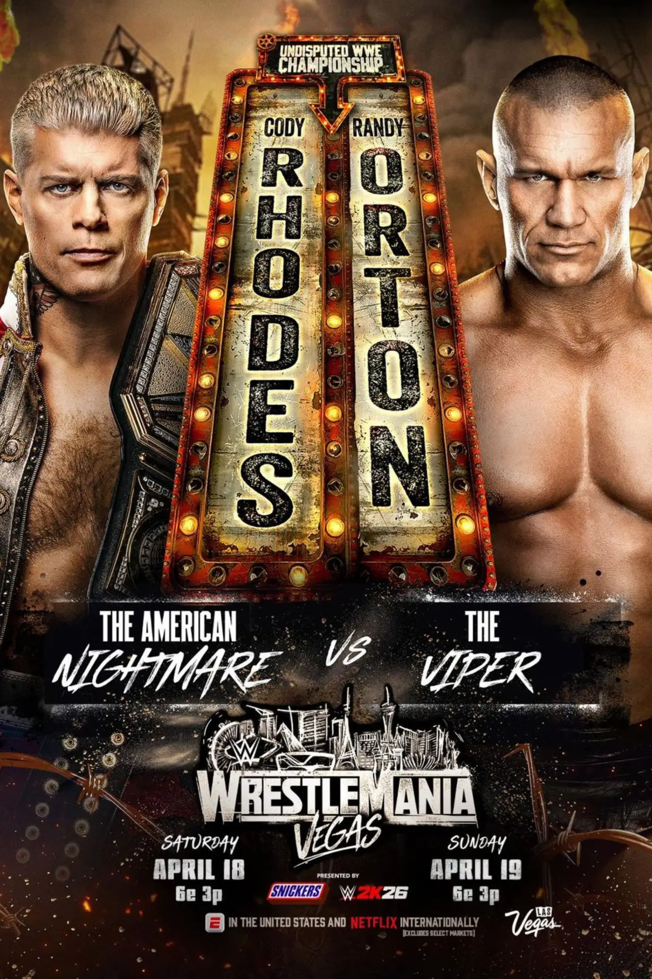 Постер до фільму "WWE WrestleMania 42 - Saturday"