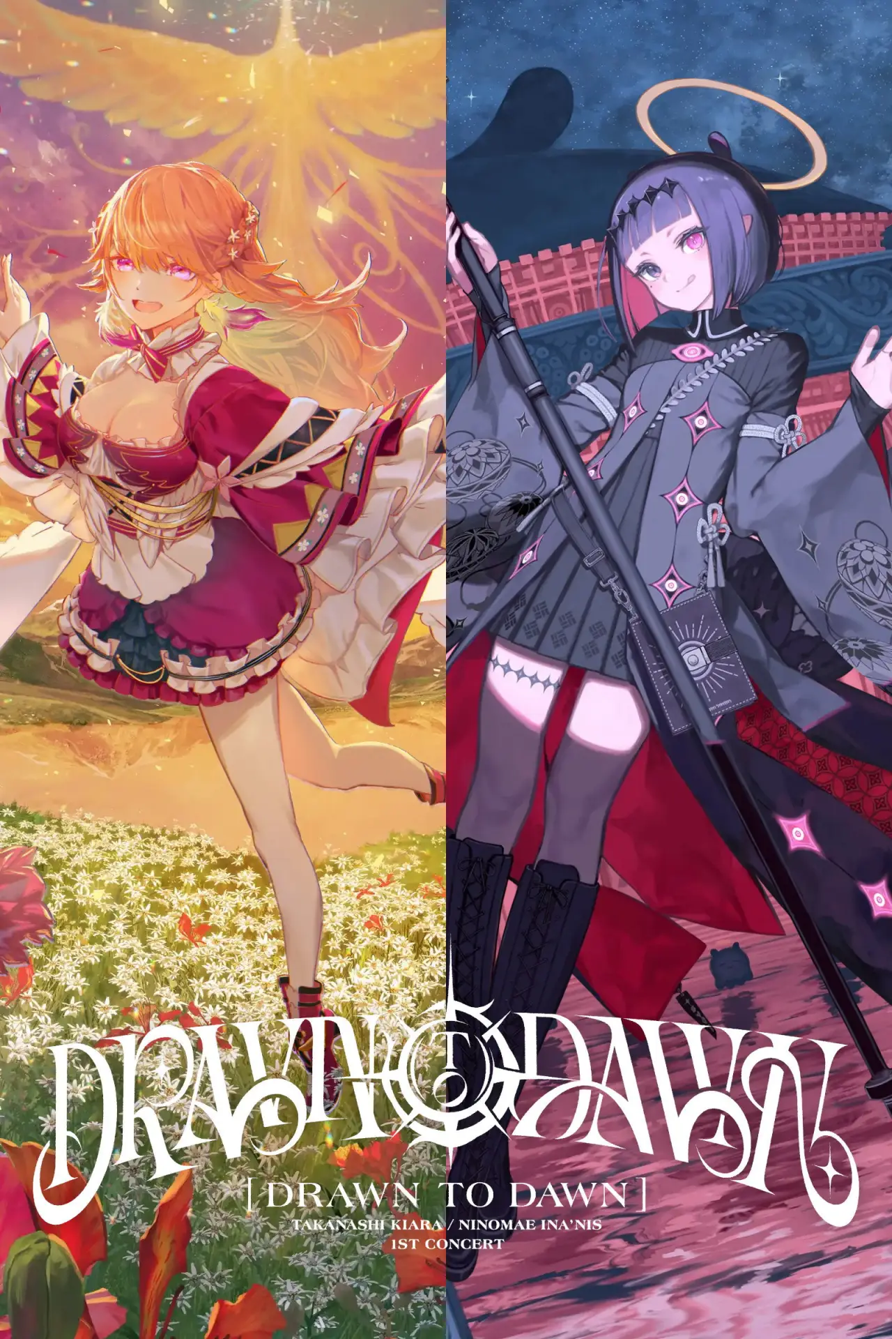 Постер до фільму "Takanashi Kiara / Ninomae Ina’nis 1st Concert “Drawn to Dawn” Day 2"