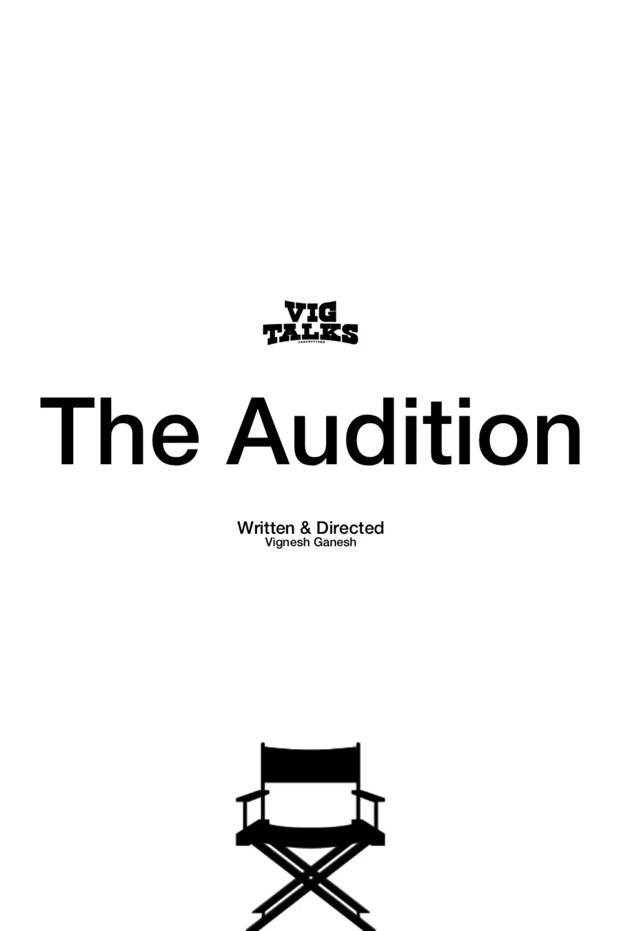 Постер до фільму "The Audition"