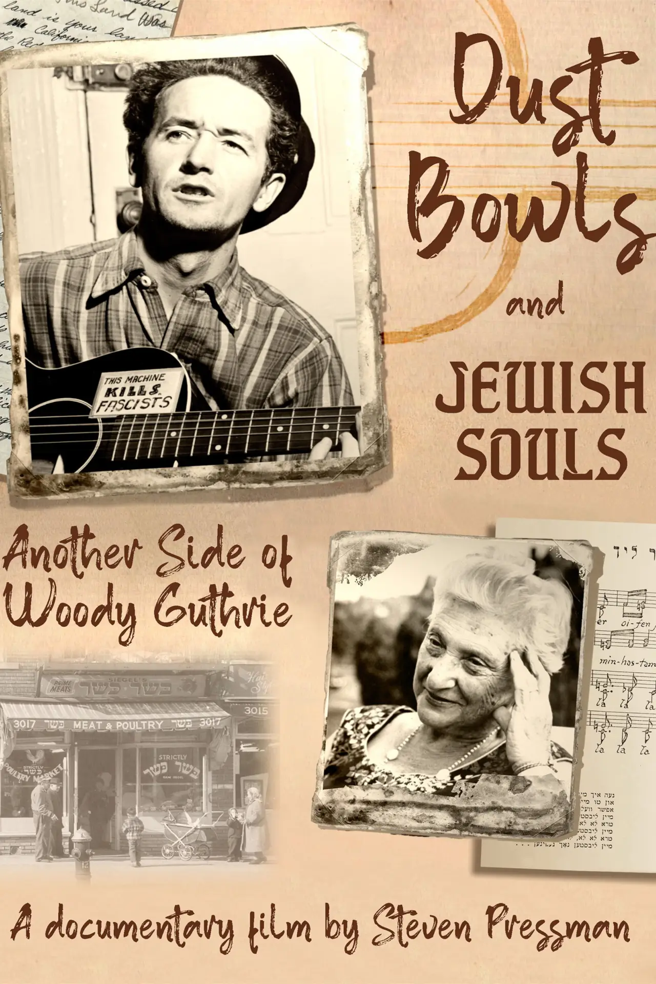 Постер до фільму "Dust Bowls and Jewish Souls: Another Side of Woody Guthrie"
