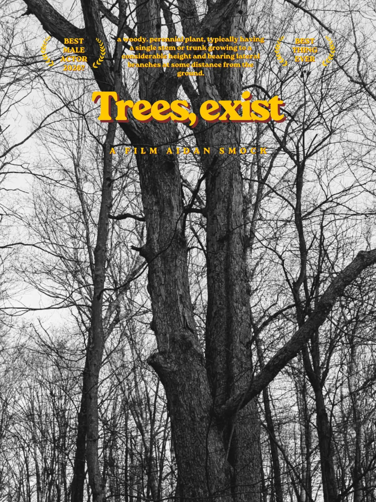 Постер до фільму "Trees, exist"
