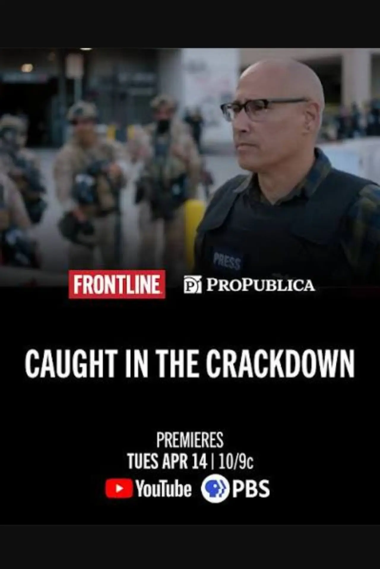 Постер до фільму "Caught in the Crackdown"