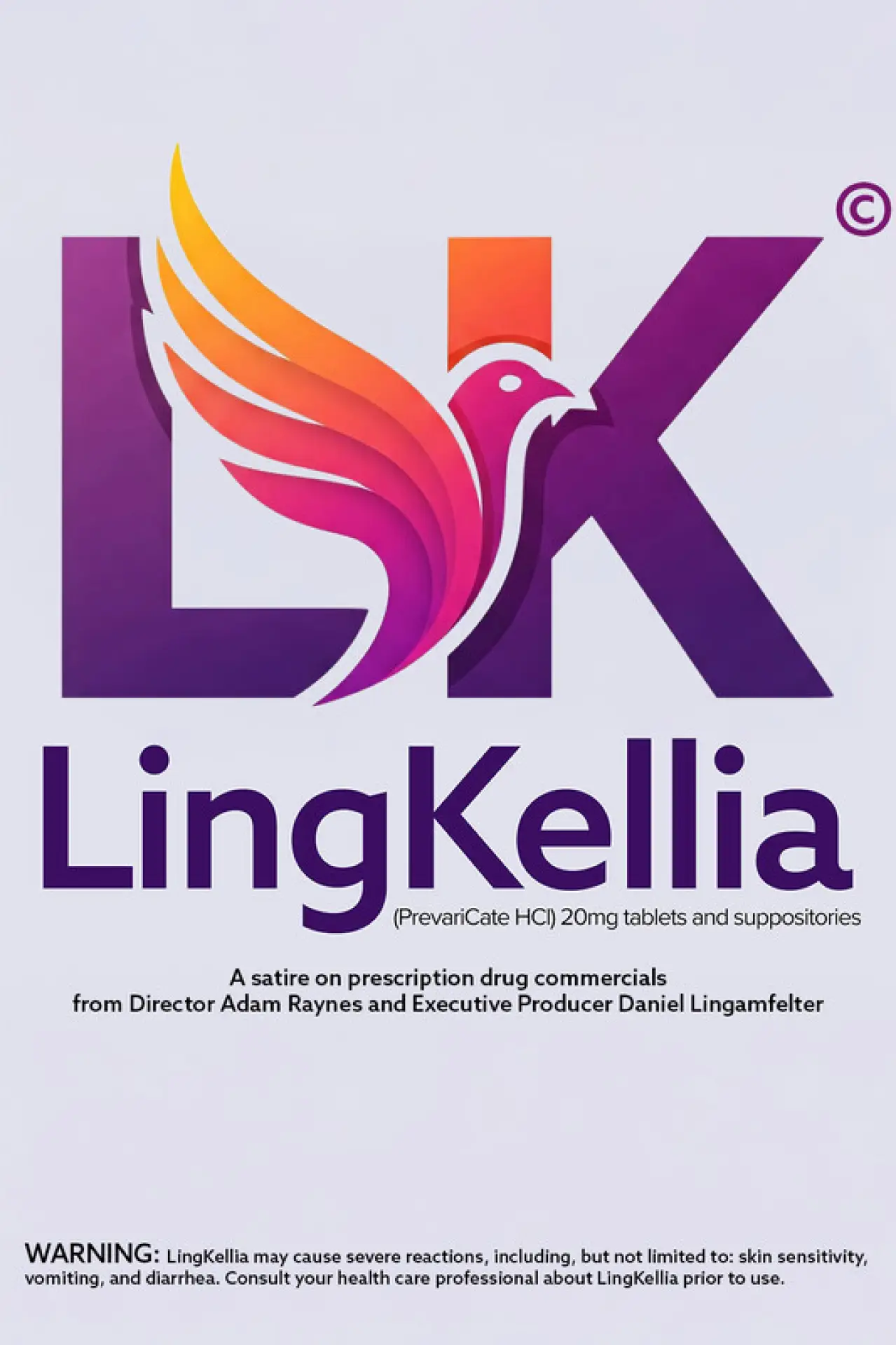 Постер до фільму "LingKellia: Satirical Prescription Drug Commercial"