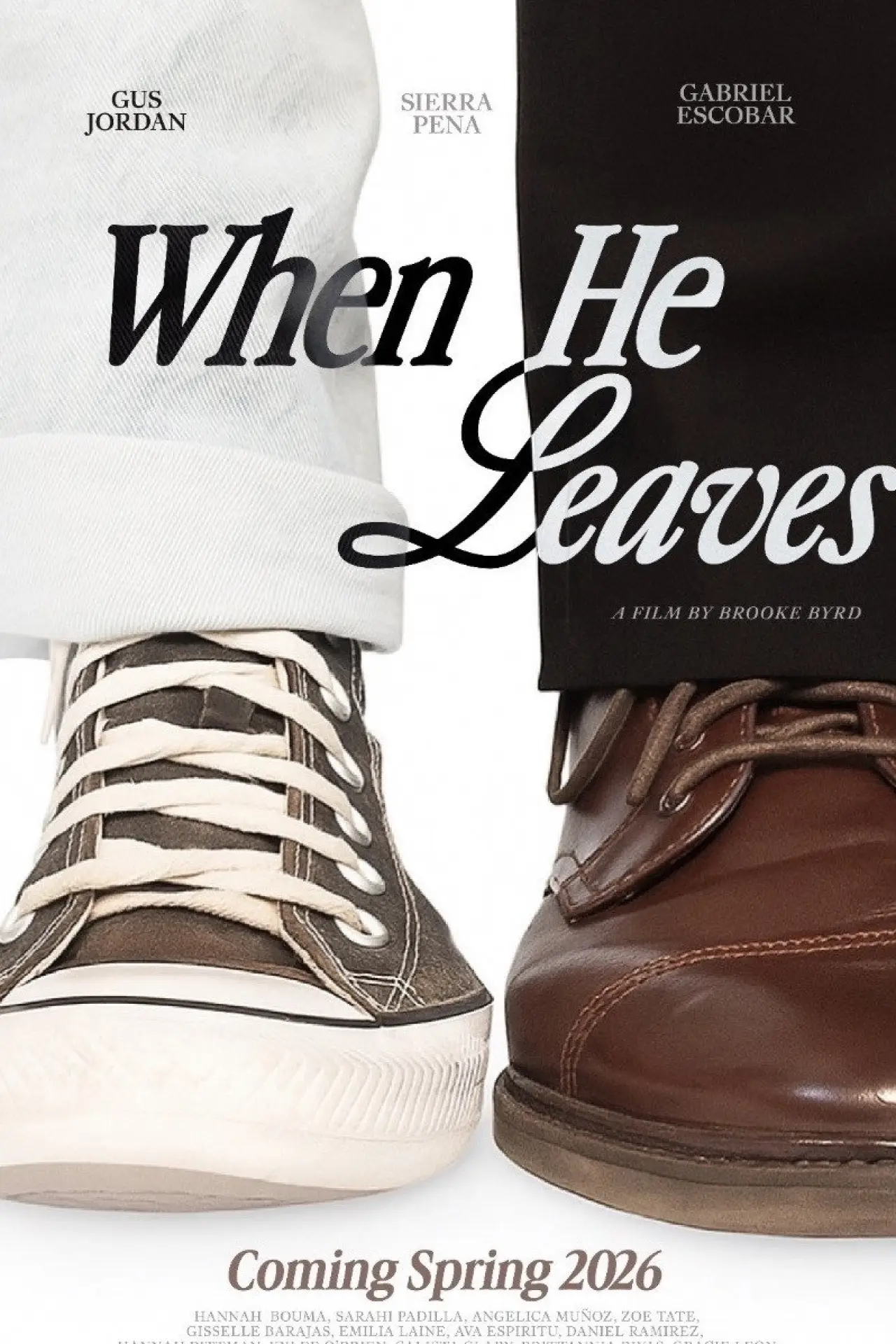 Постер до фільму "When He Leaves"