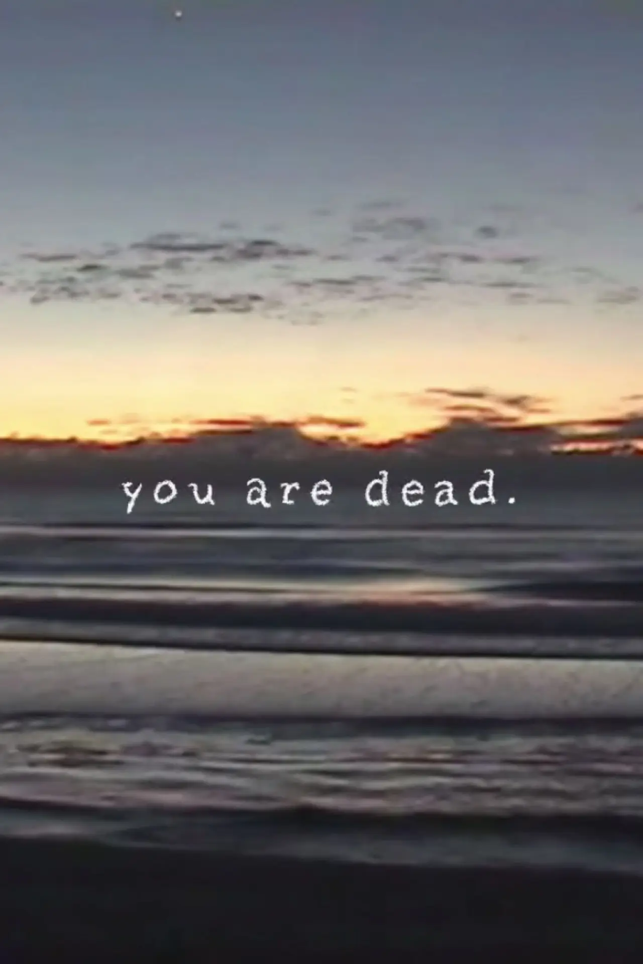Постер до фільму "you are dead."