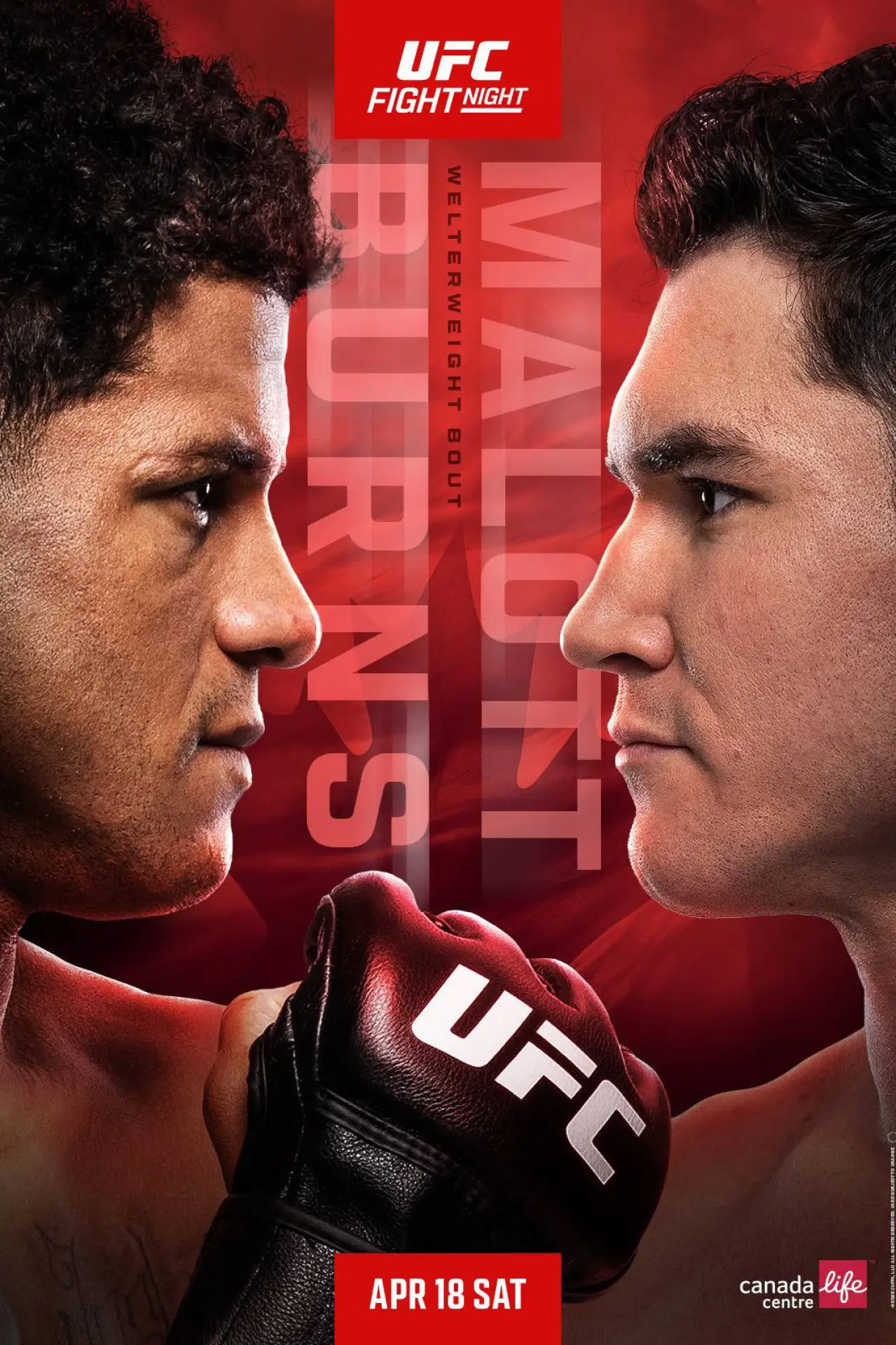 Постер до фільму "UFC Fight Night 273: Burns vs. Malott"