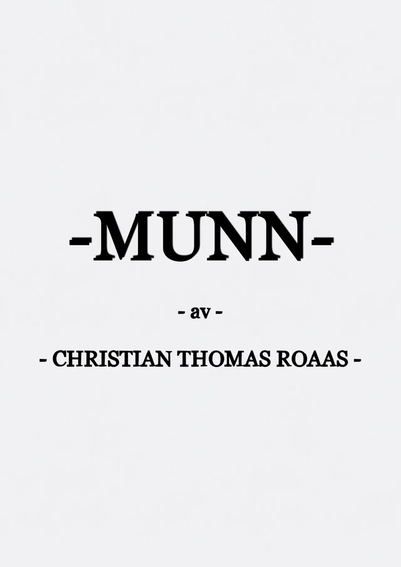 Постер до фільму "Munn"