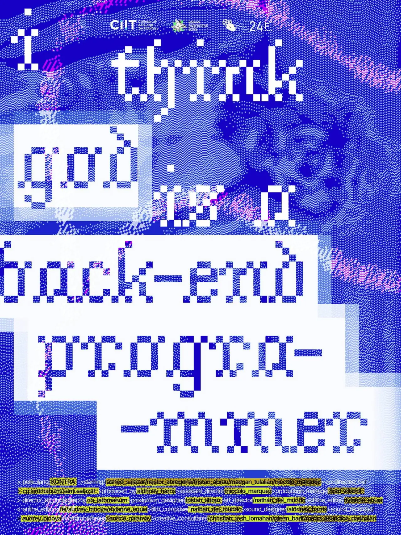 Постер до фільму "i think god is a back-end programmer"